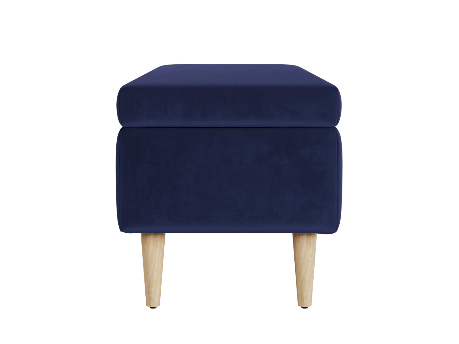 The Essential Storage Bench in Recycled Velvet