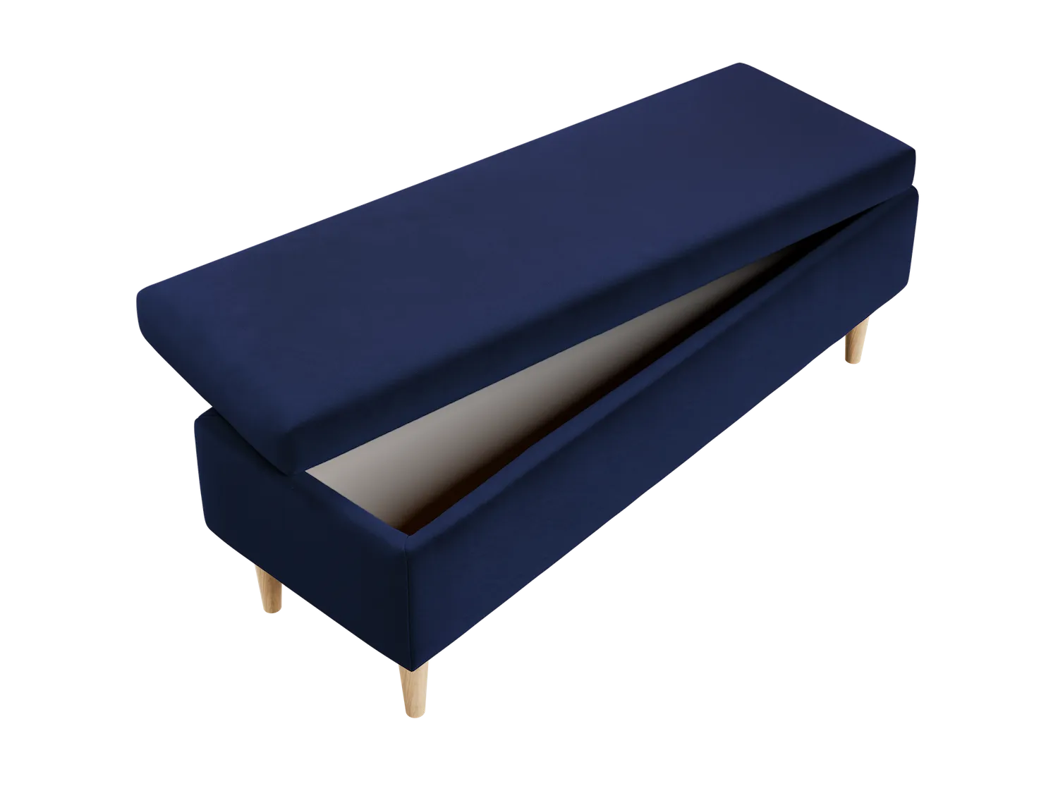 The Essential Storage Bench in Recycled Velvet