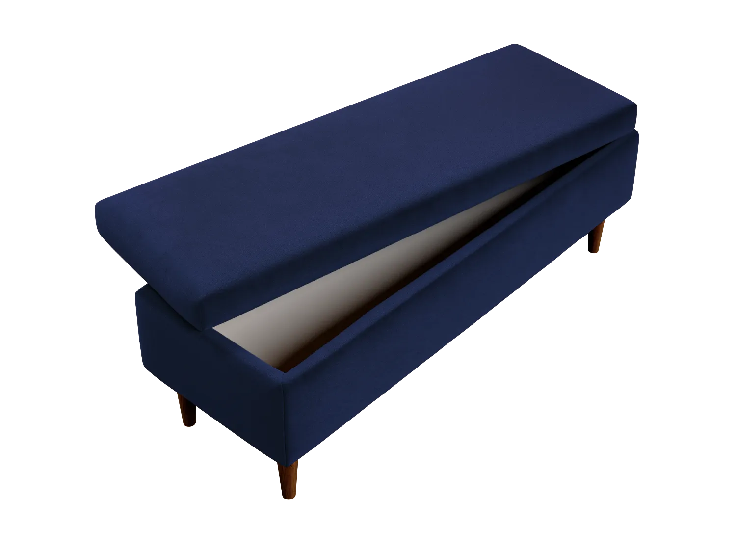 The Essential Storage Bench in Recycled Velvet