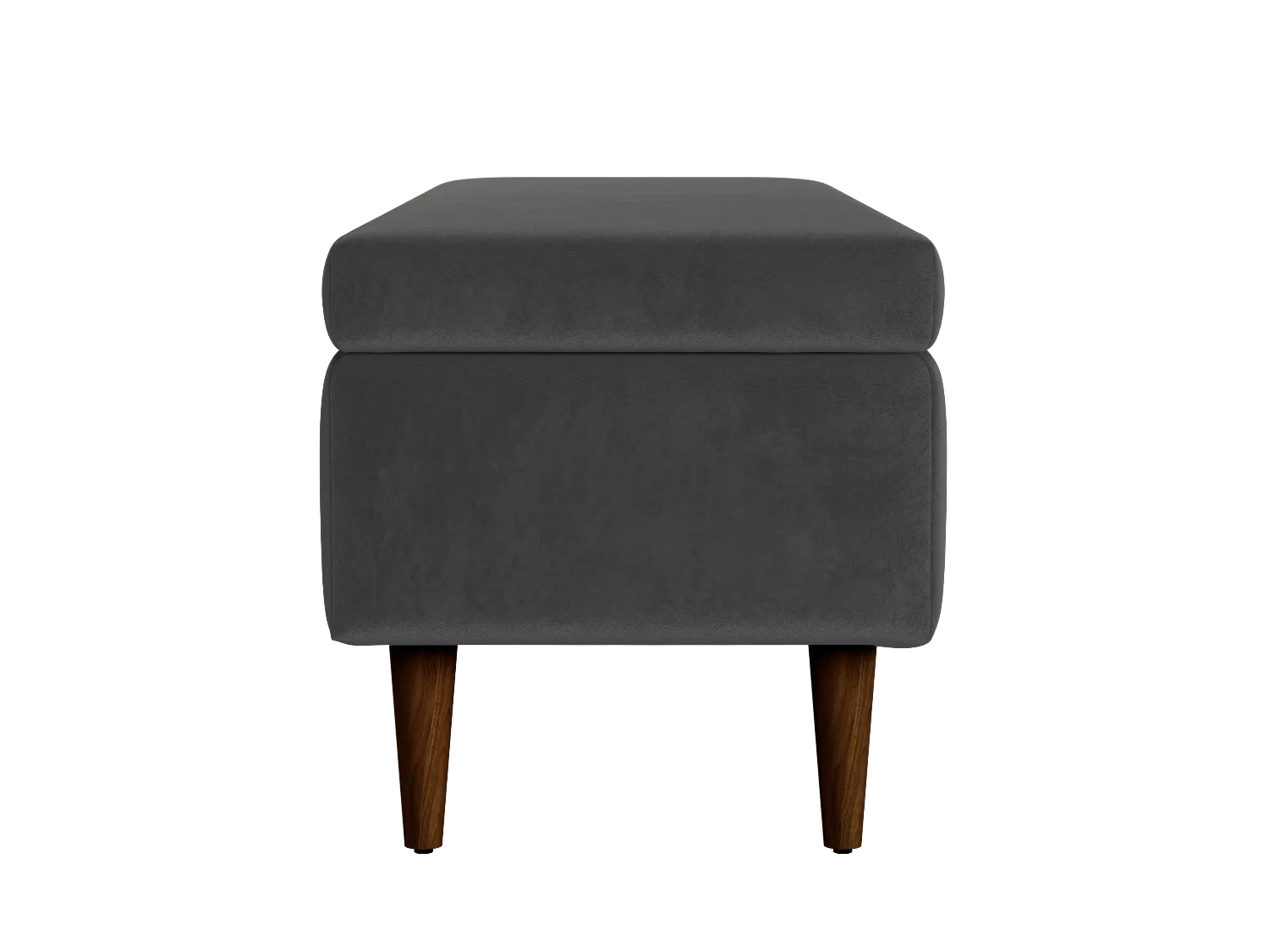 The Essential Storage Bench in Recycled Velvet