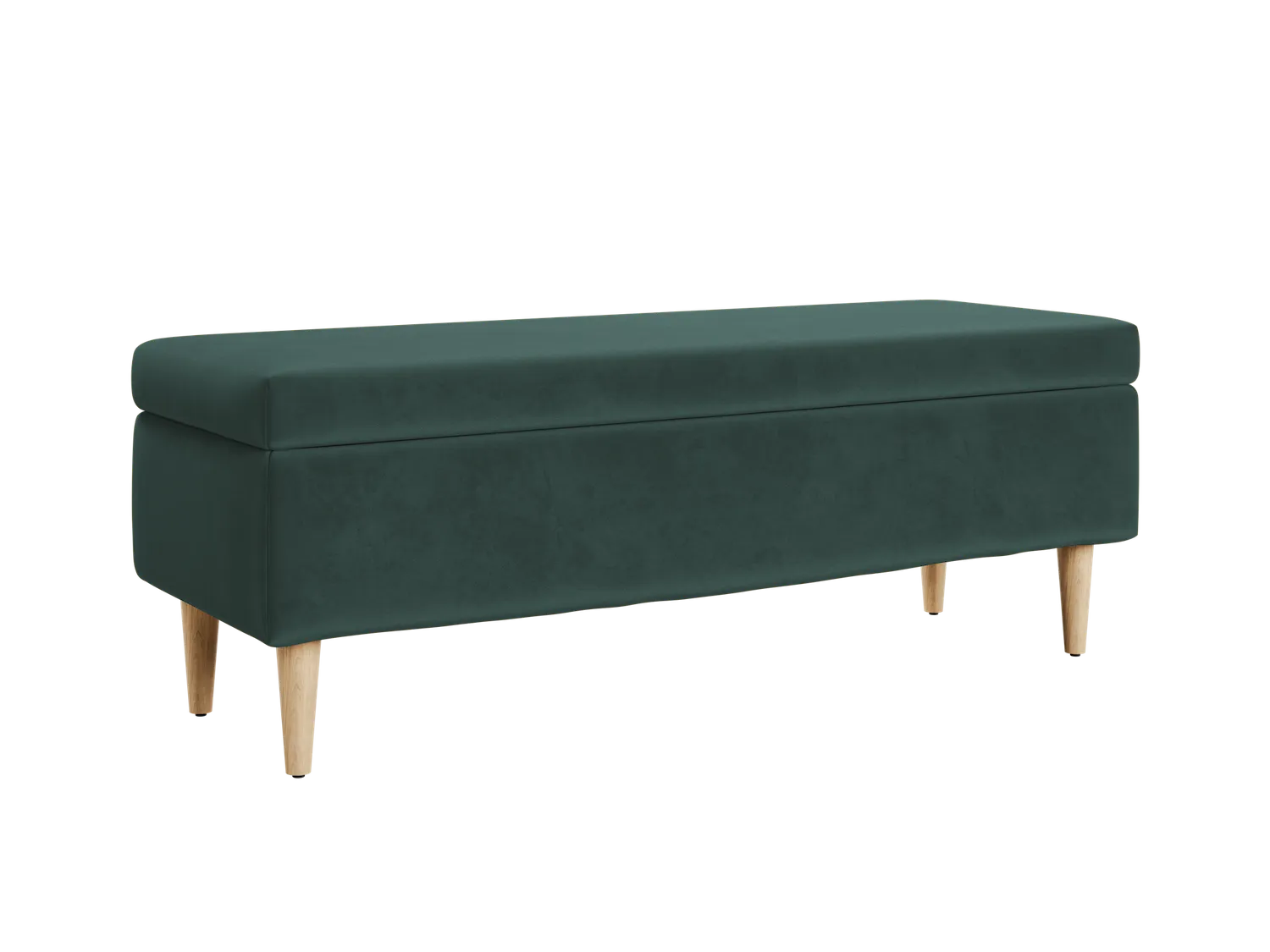 The Essential Storage Bench in Recycled Velvet