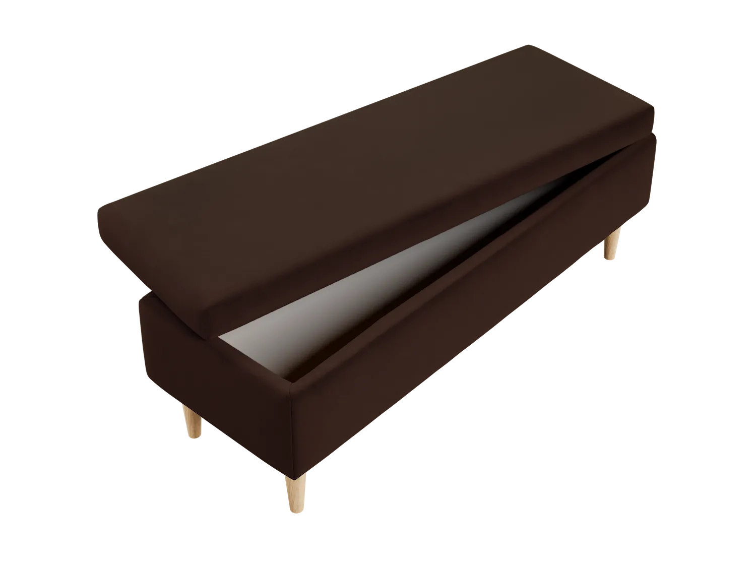 The Essential Storage Bench in Recycled Velvet