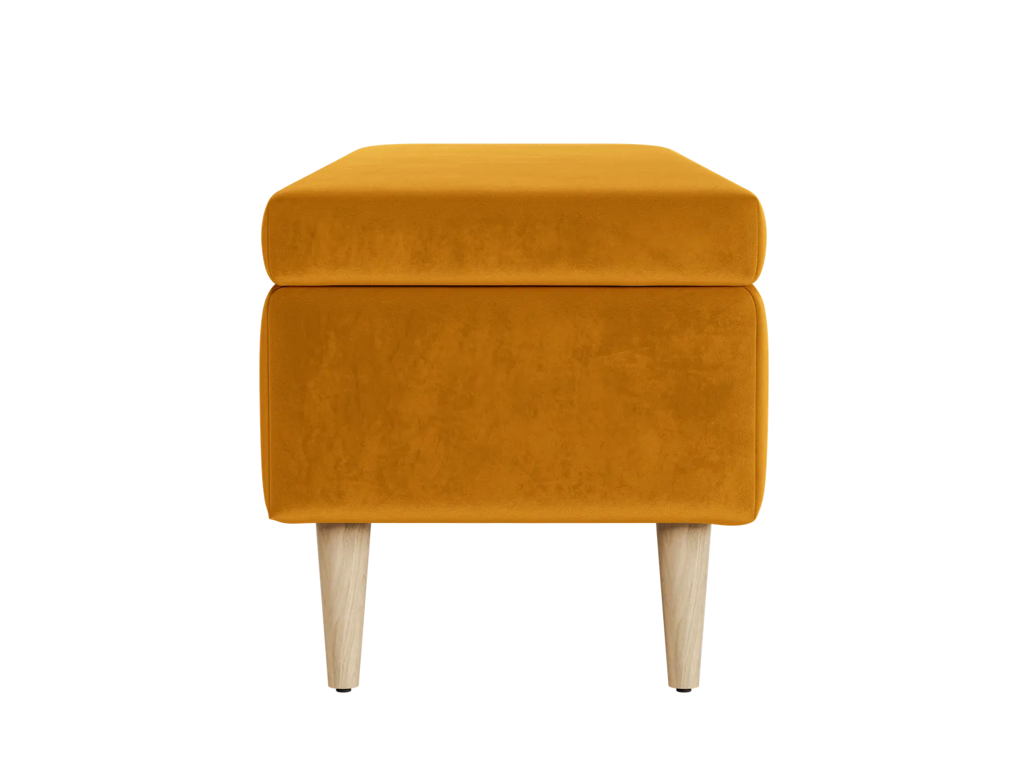 The Essential Storage Bench in Recycled Velvet