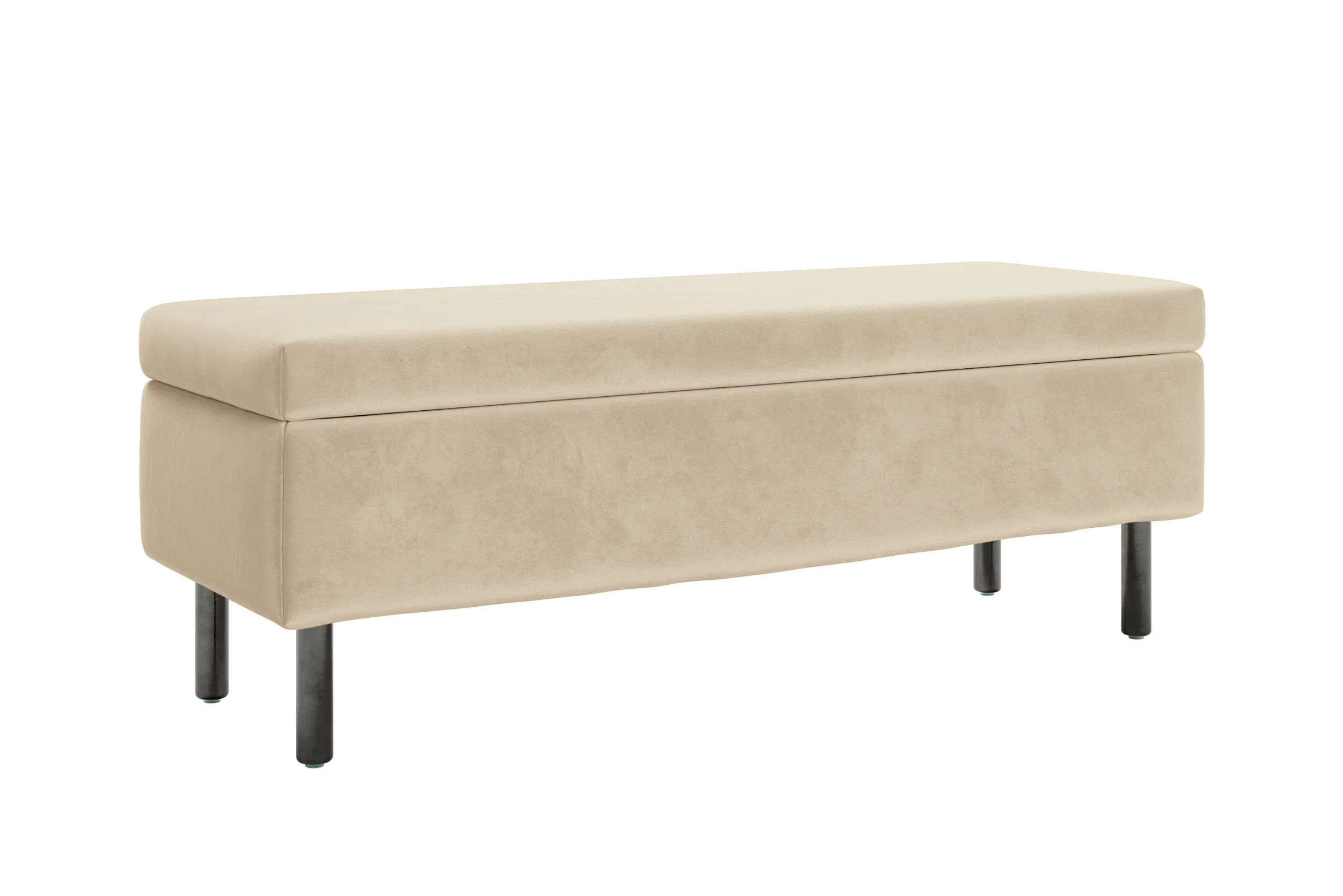The Essential Storage Bench in Recycled Velvet