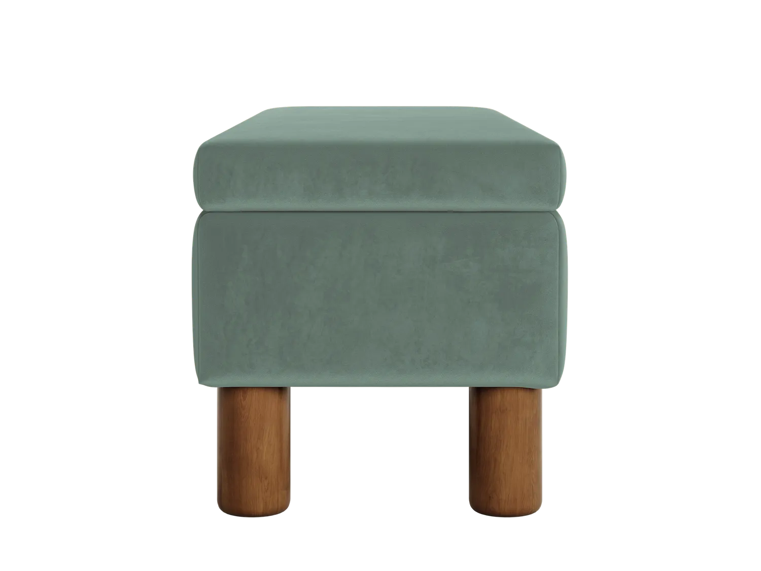 The Essential Storage Bench in Recycled Velvet