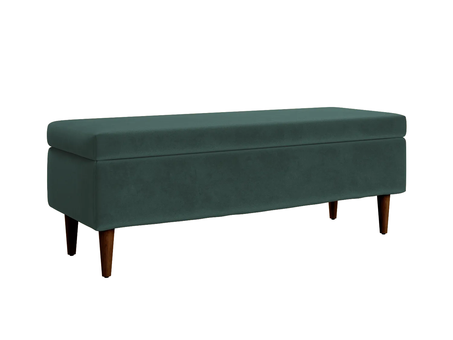 The Essential Storage Bench in Recycled Velvet
