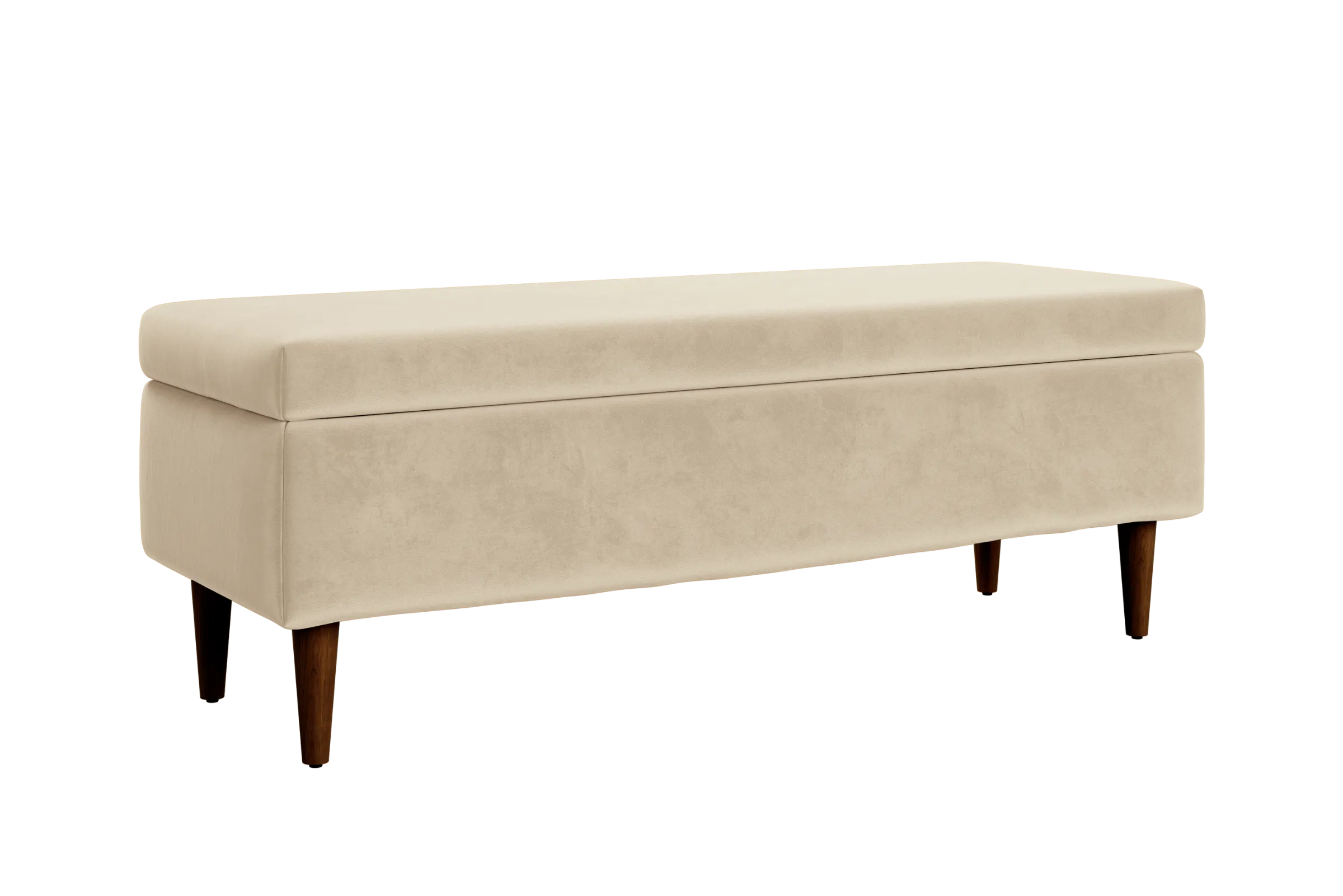 The Essential Storage Bench in Recycled Velvet