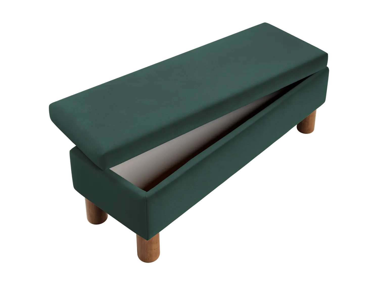 The Essential Storage Bench in Recycled Velvet