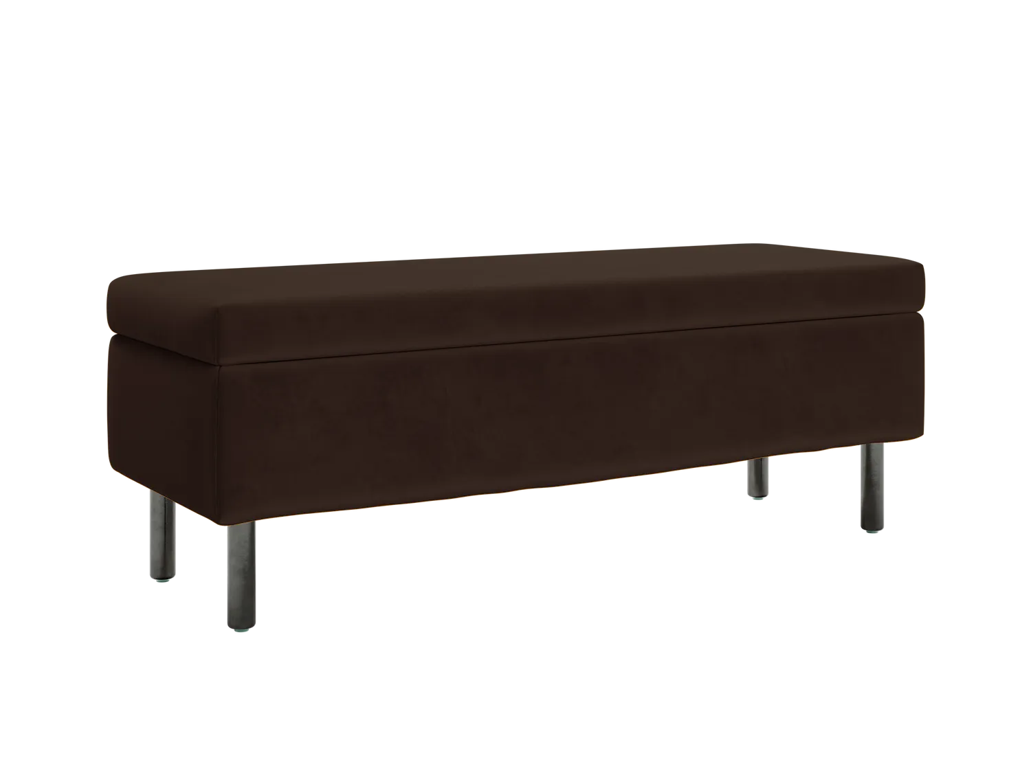 The Essential Storage Bench in Recycled Velvet