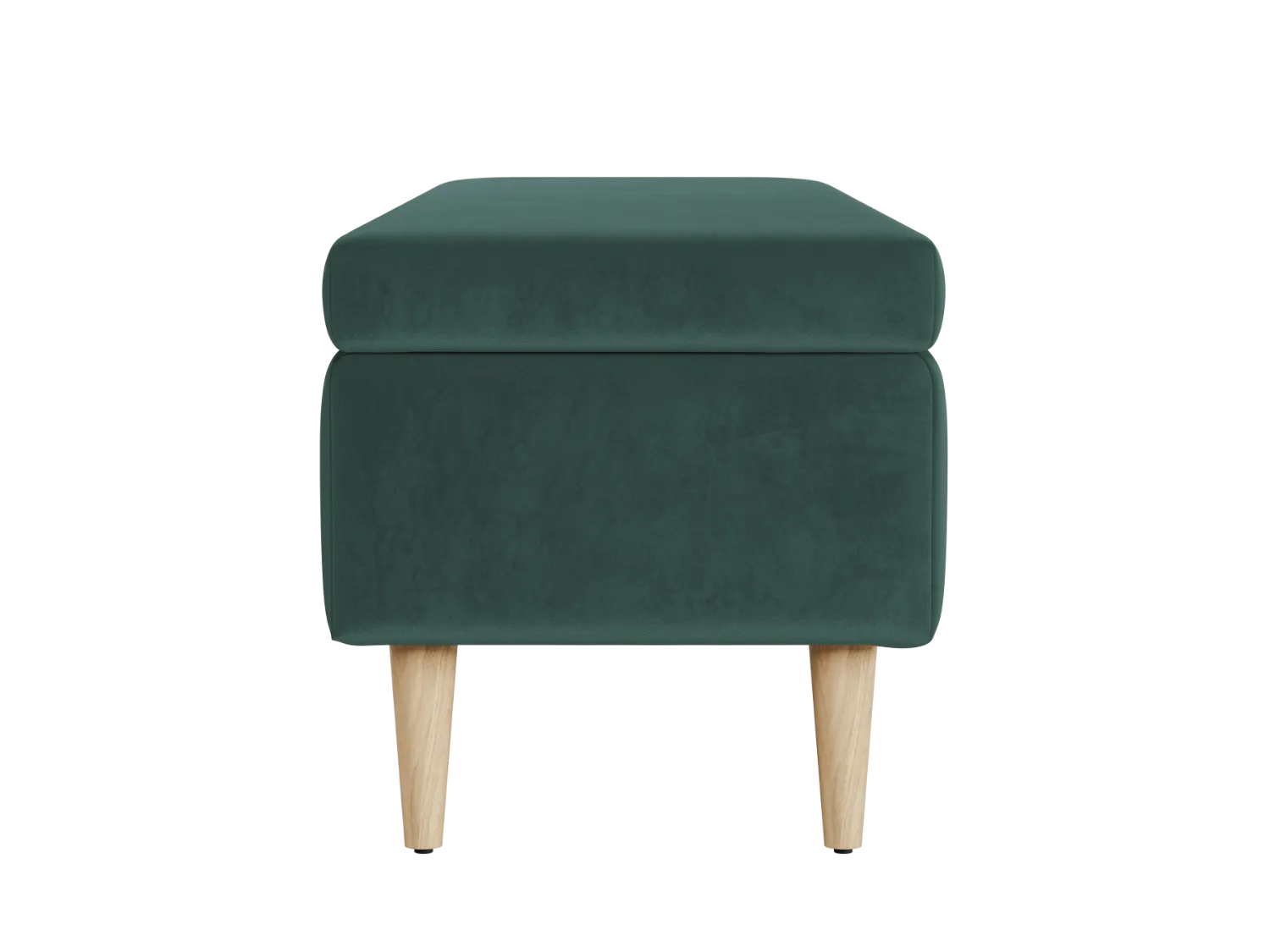 The Essential Storage Bench in Recycled Velvet