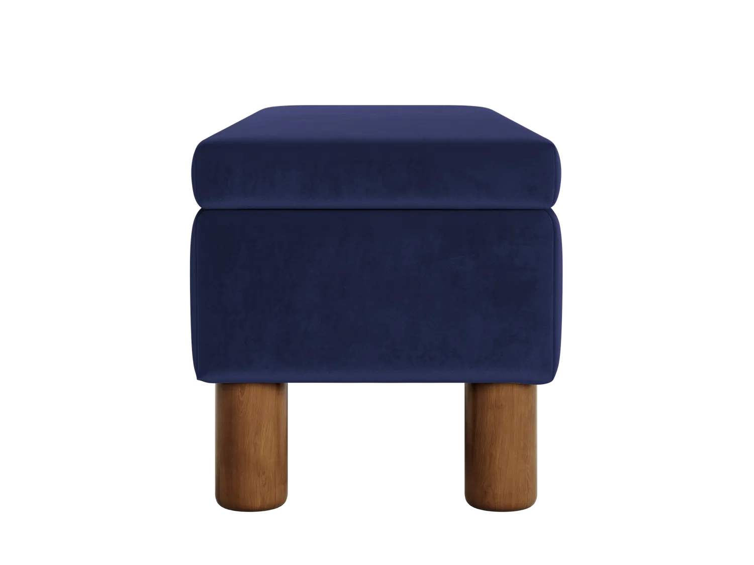 The Essential Storage Bench in Recycled Velvet