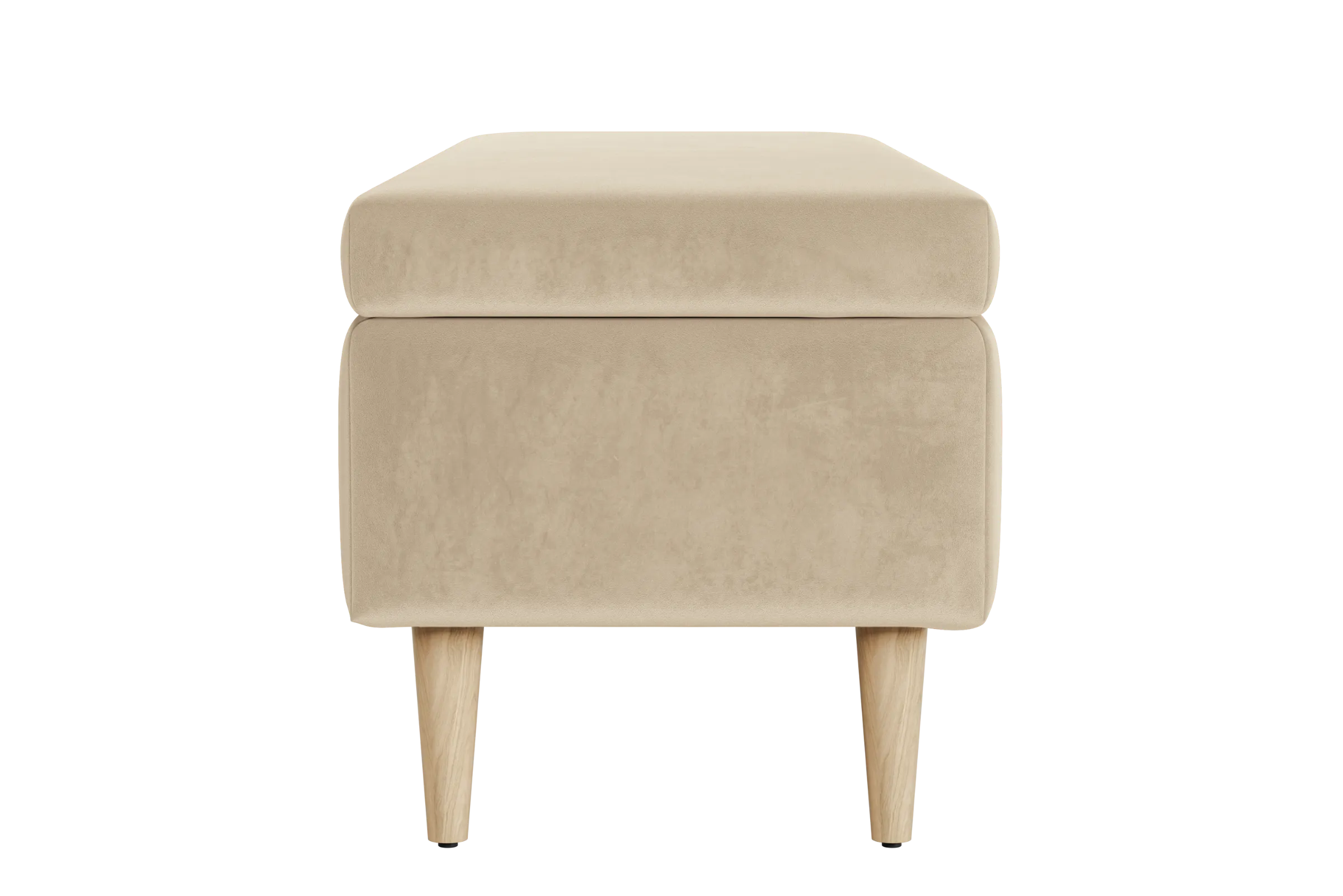 The Essential Storage Bench in Recycled Velvet