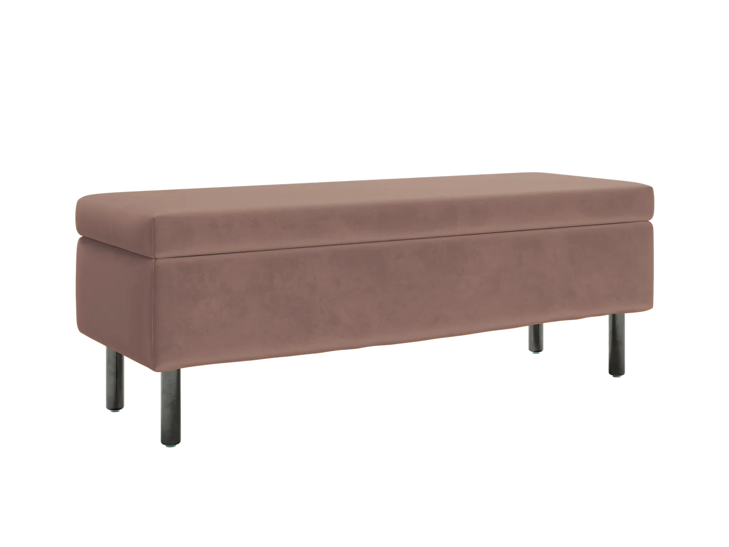 The Essential Storage Bench in Recycled Velvet