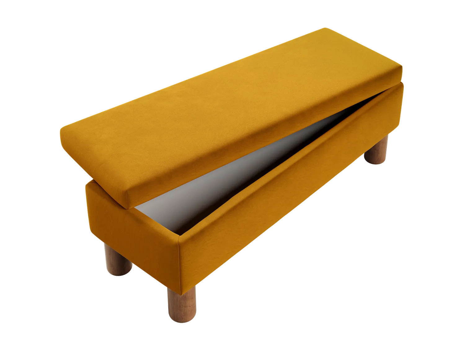 The Essential Storage Bench in Recycled Velvet