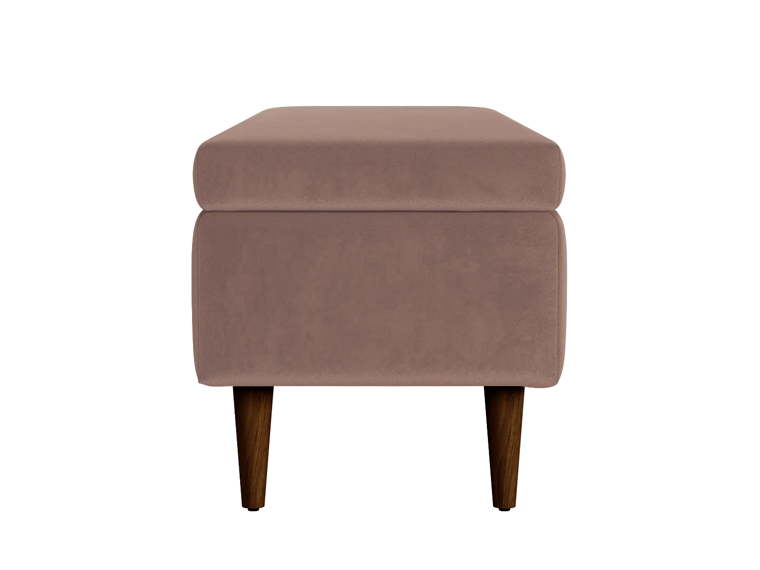 The Essential Storage Bench in Recycled Velvet