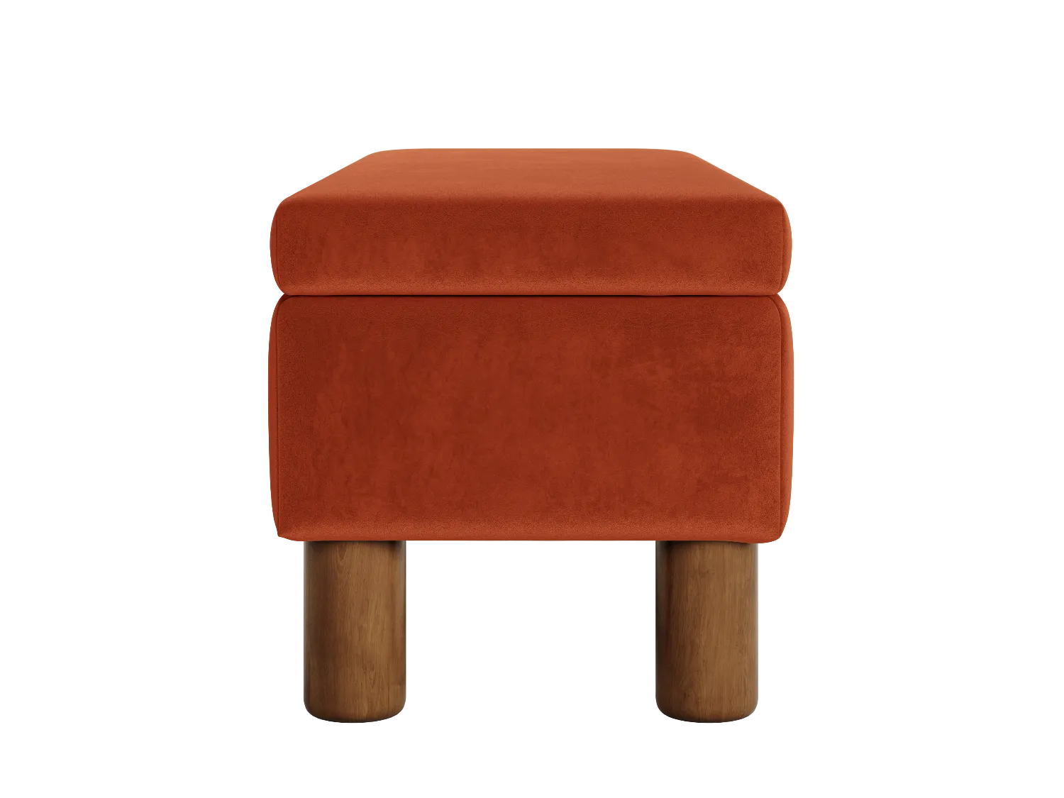 The Essential Storage Bench in Recycled Velvet