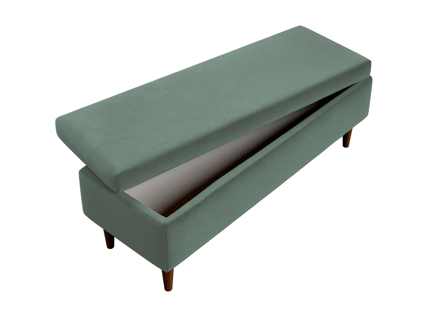 The Essential Storage Bench in Recycled Velvet