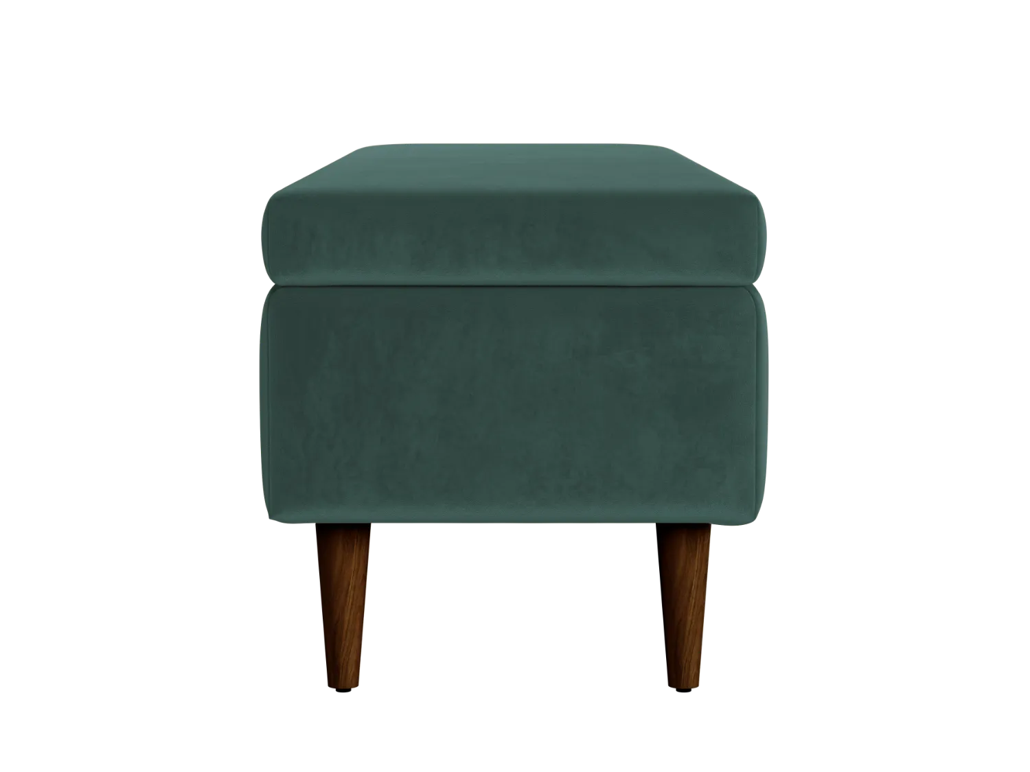The Essential Storage Bench in Recycled Velvet