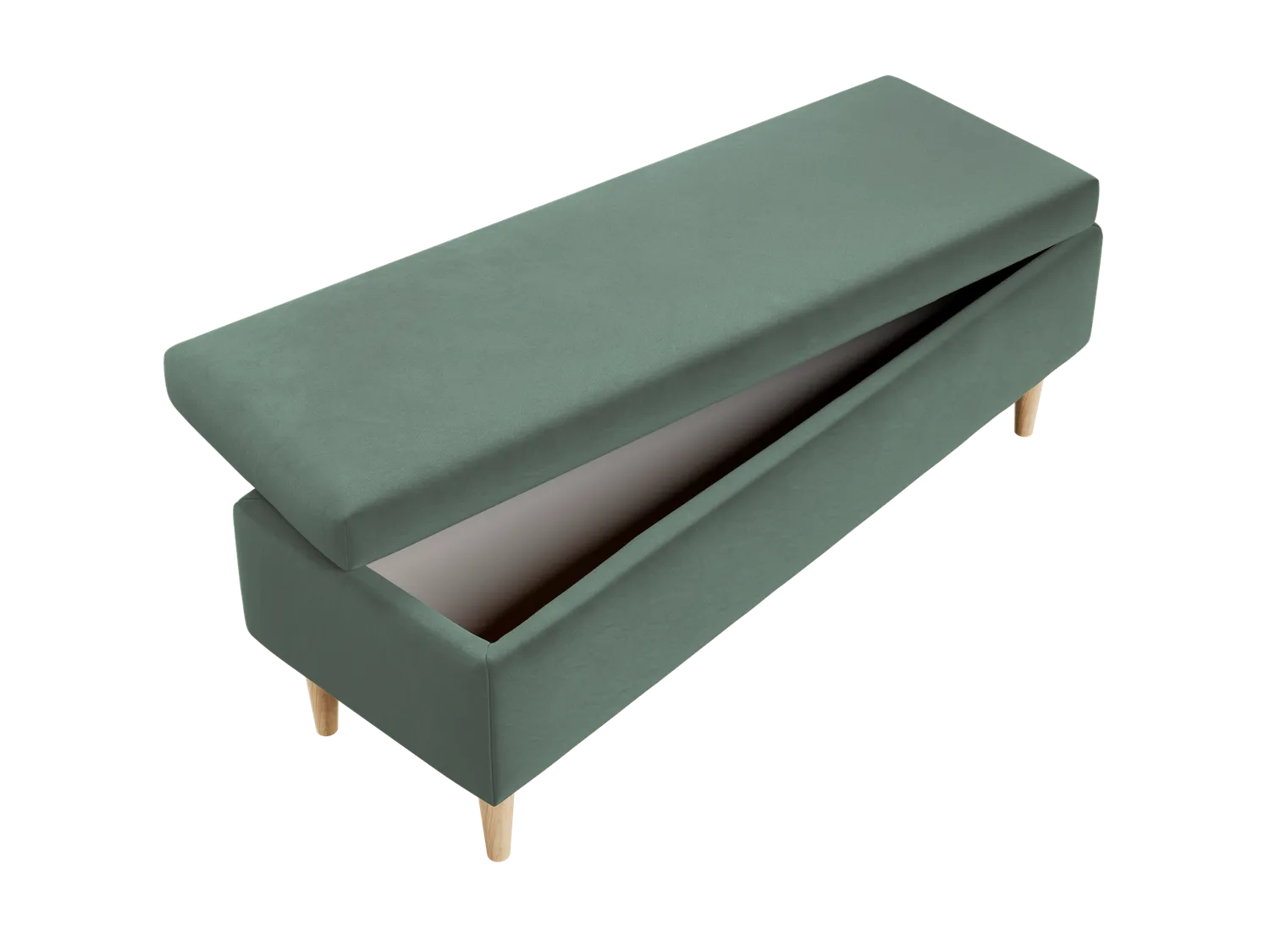 The Essential Storage Bench in Recycled Velvet