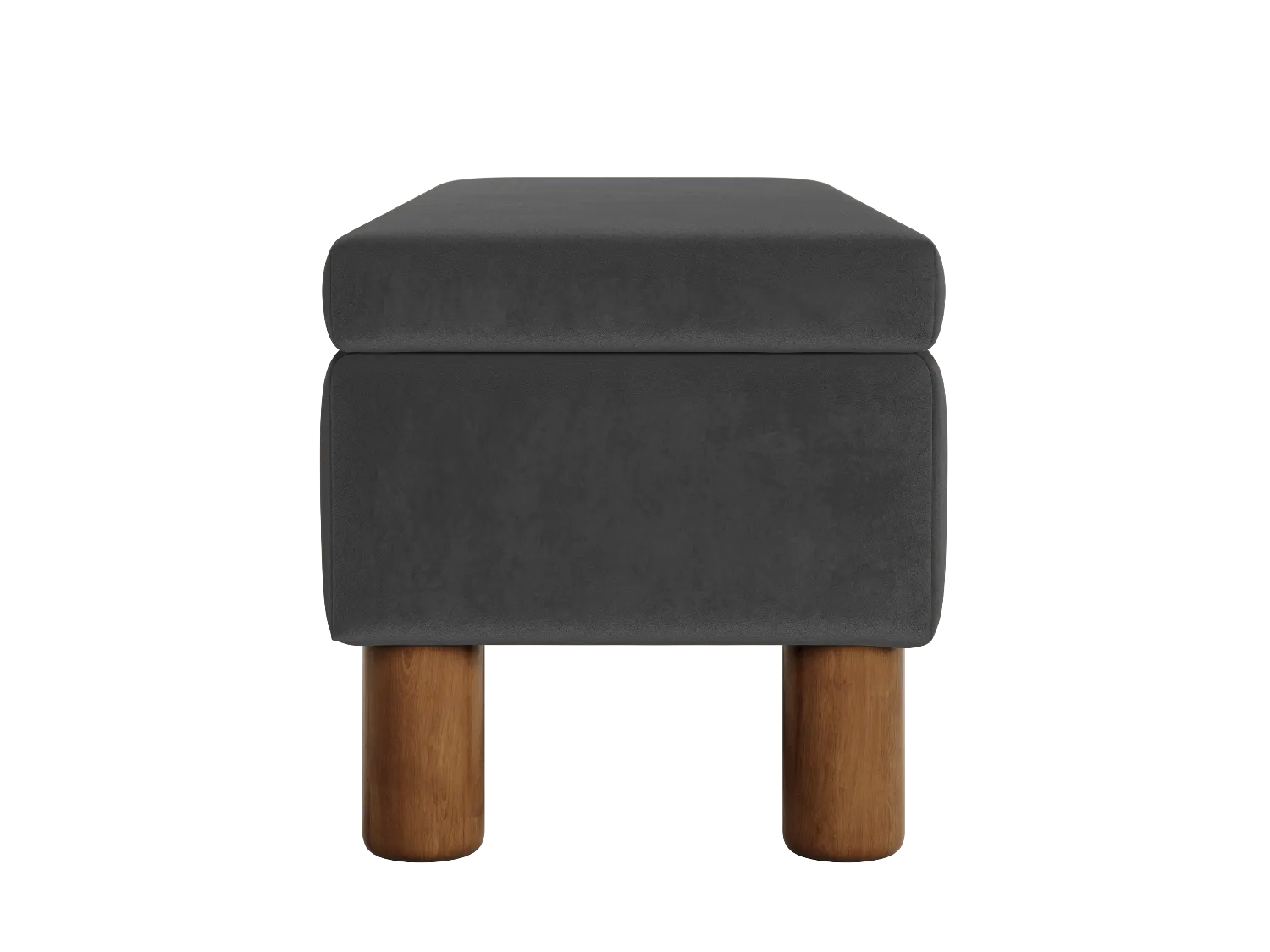 The Essential Storage Bench in Recycled Velvet