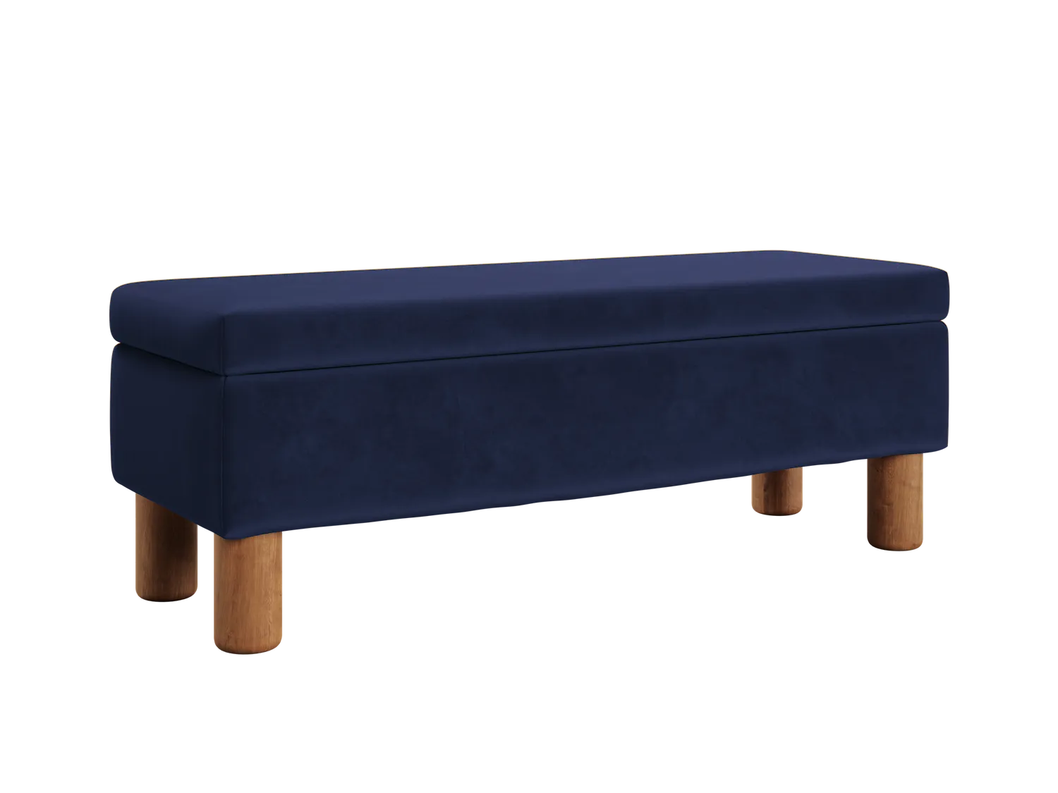 The Essential Storage Bench in Recycled Velvet