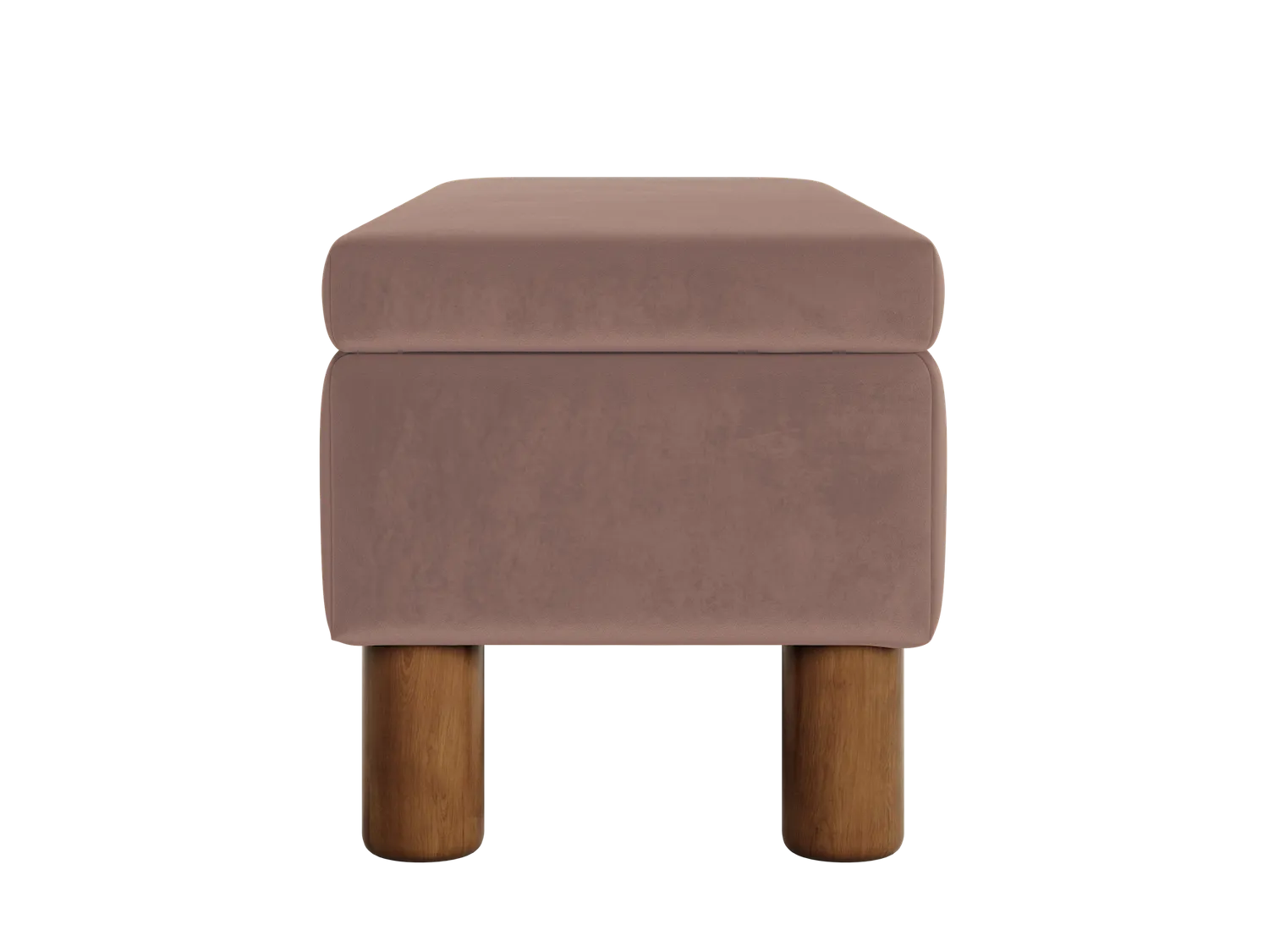 The Essential Storage Bench in Recycled Velvet