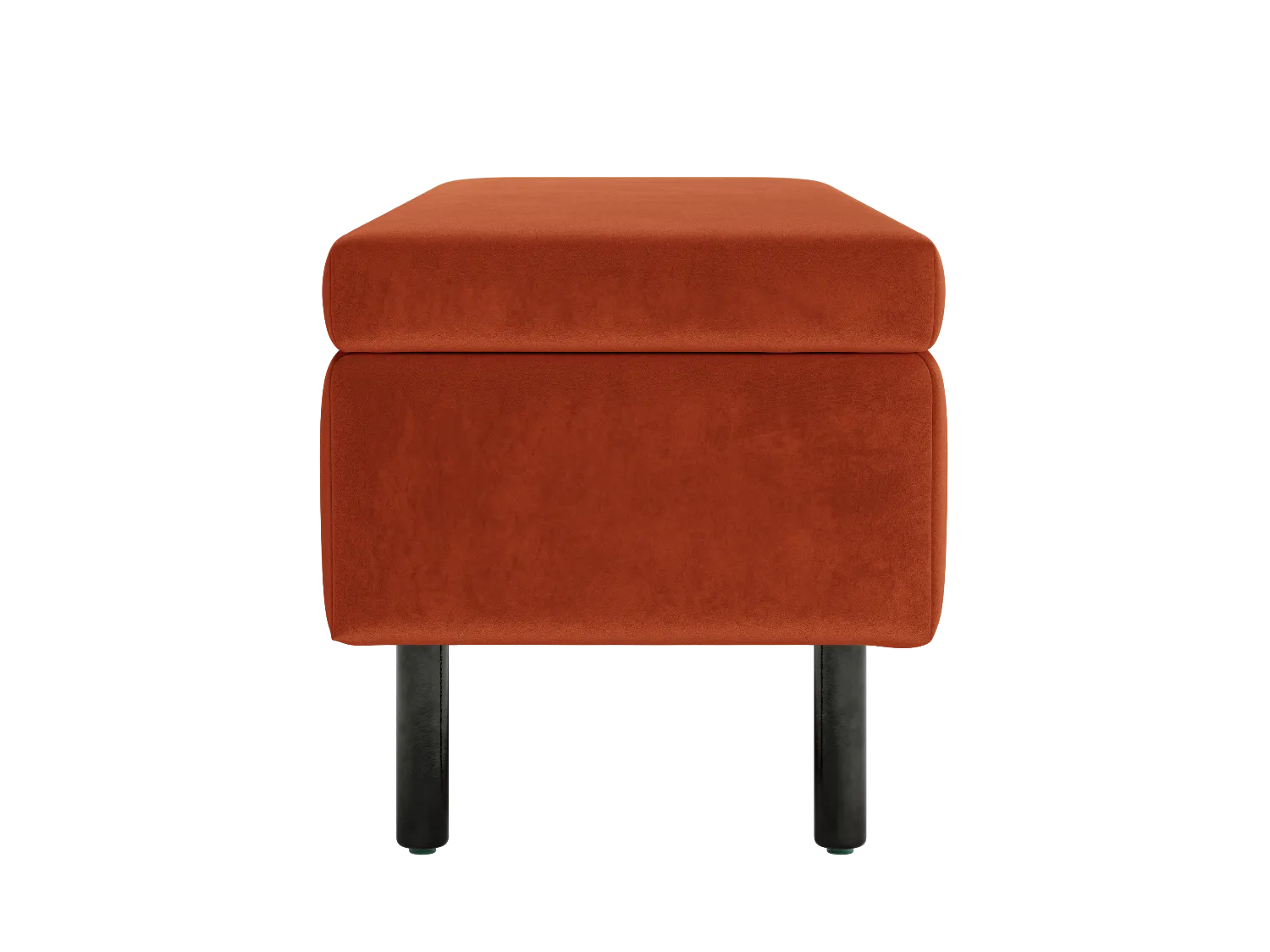 The Essential Storage Bench in Recycled Velvet
