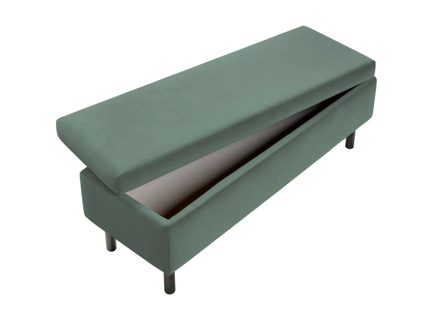 The Essential Storage Bench in Recycled Velvet