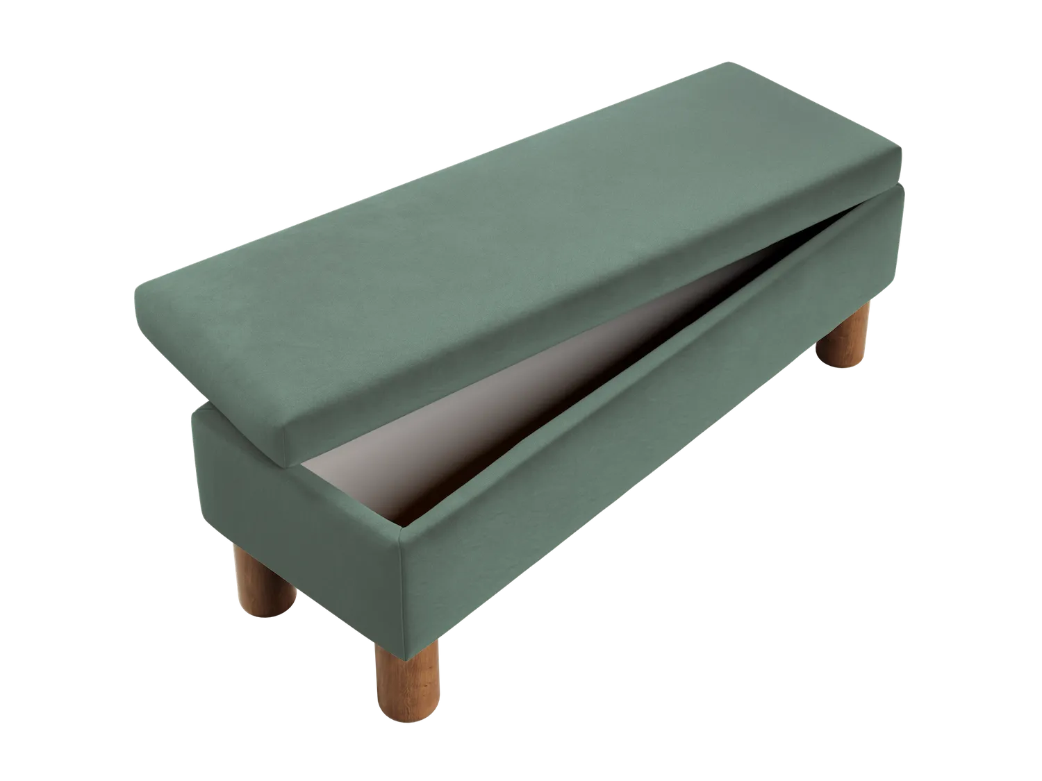 The Essential Storage Bench in Recycled Velvet