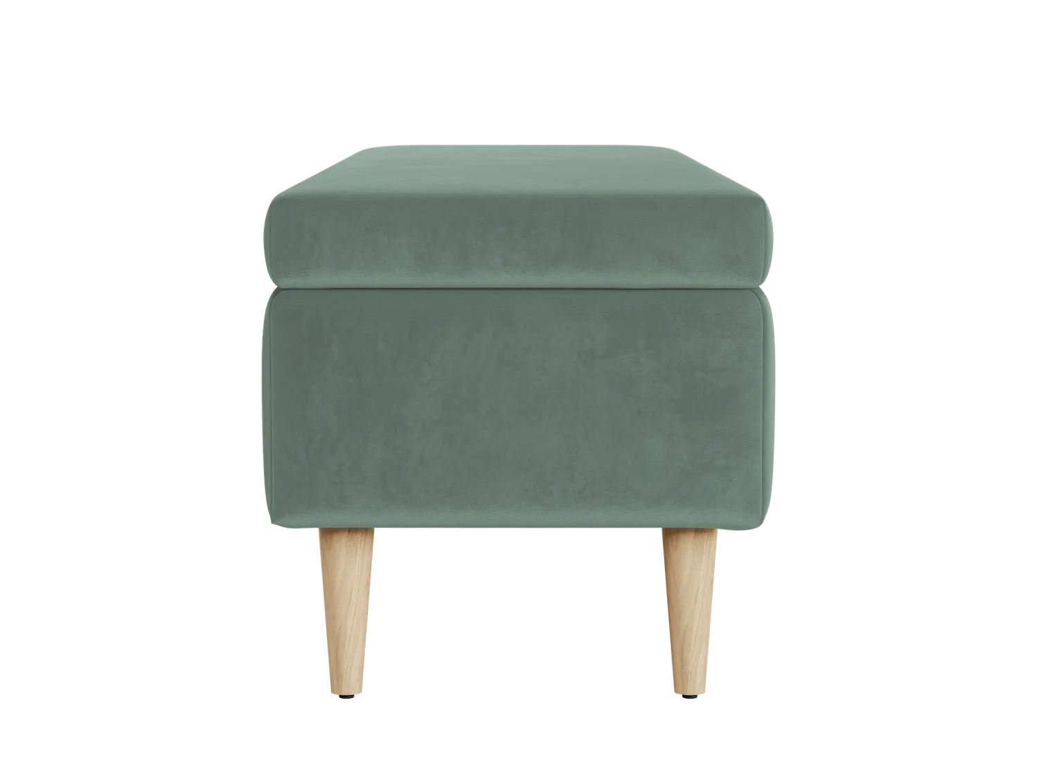 The Essential Storage Bench in Recycled Velvet
