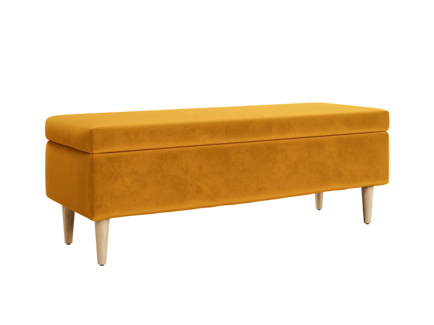 The Essential Storage Bench in Recycled Velvet
