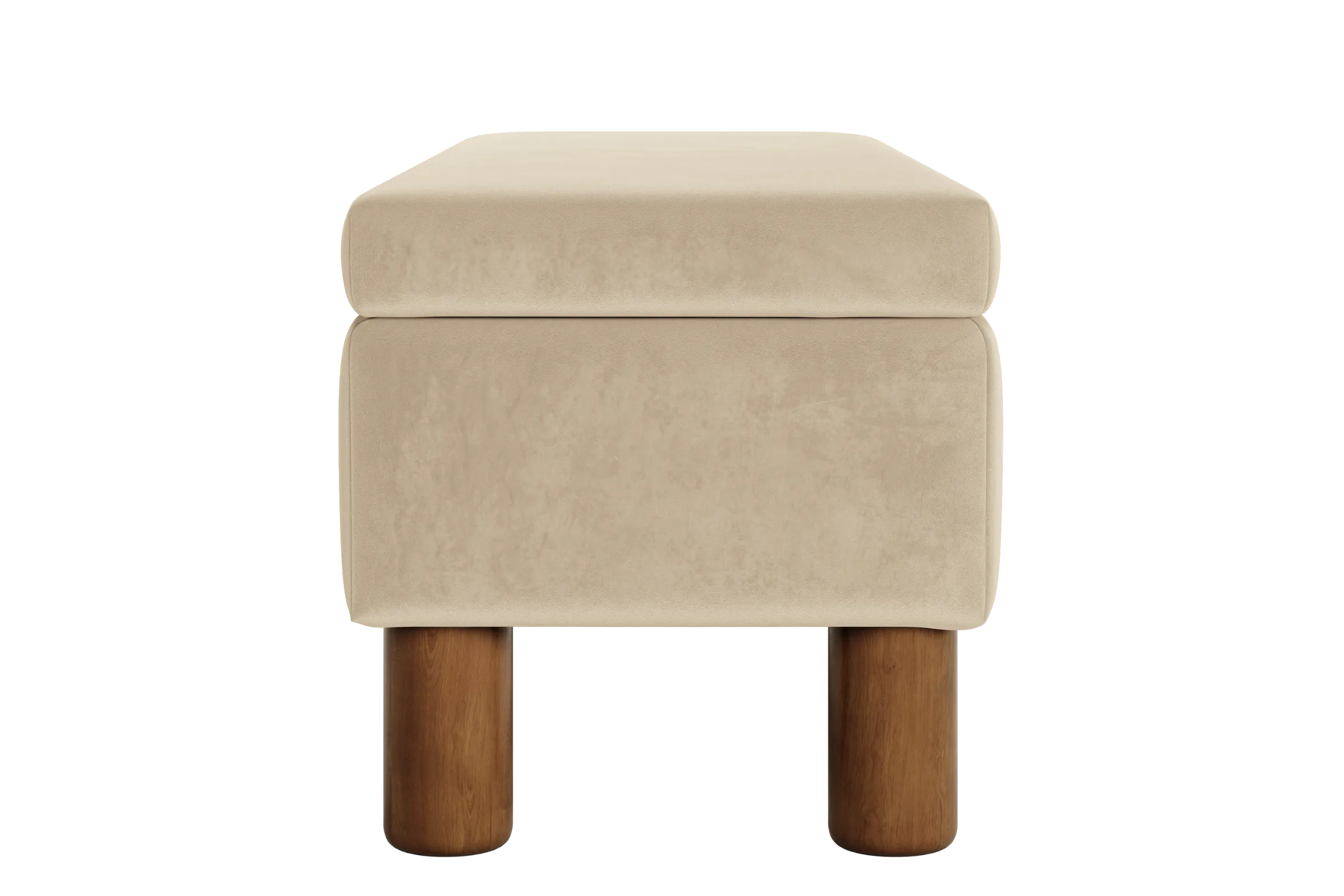 The Essential Storage Bench in Recycled Velvet