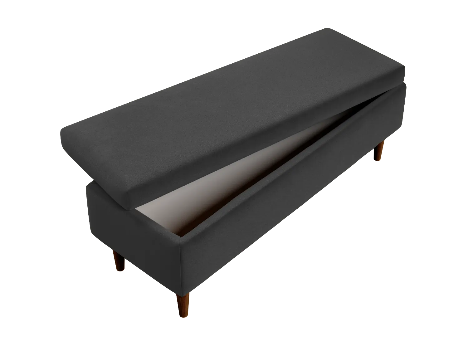 The Essential Storage Bench in Recycled Velvet