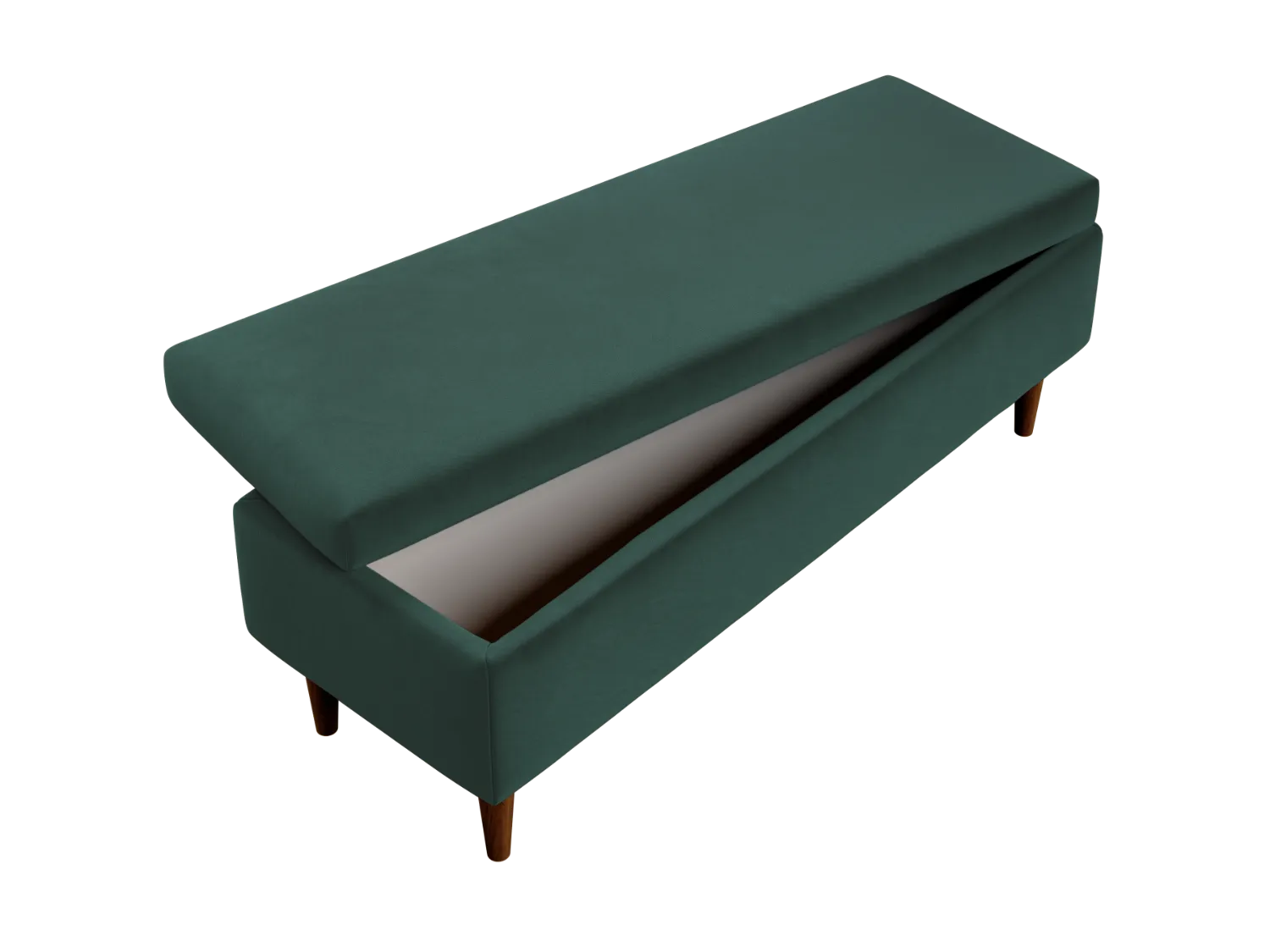The Essential Storage Bench in Recycled Velvet