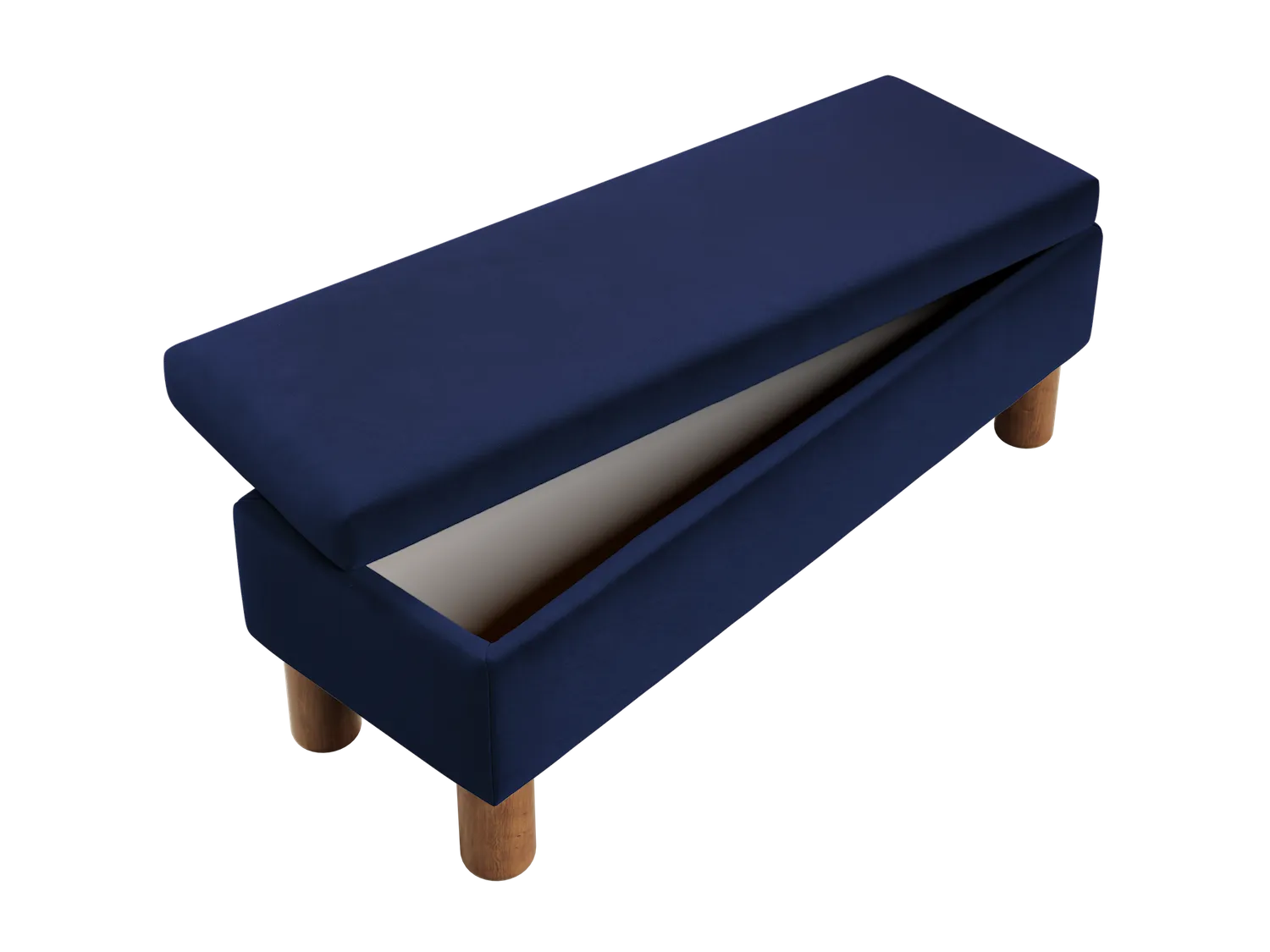 The Essential Storage Bench in Recycled Velvet