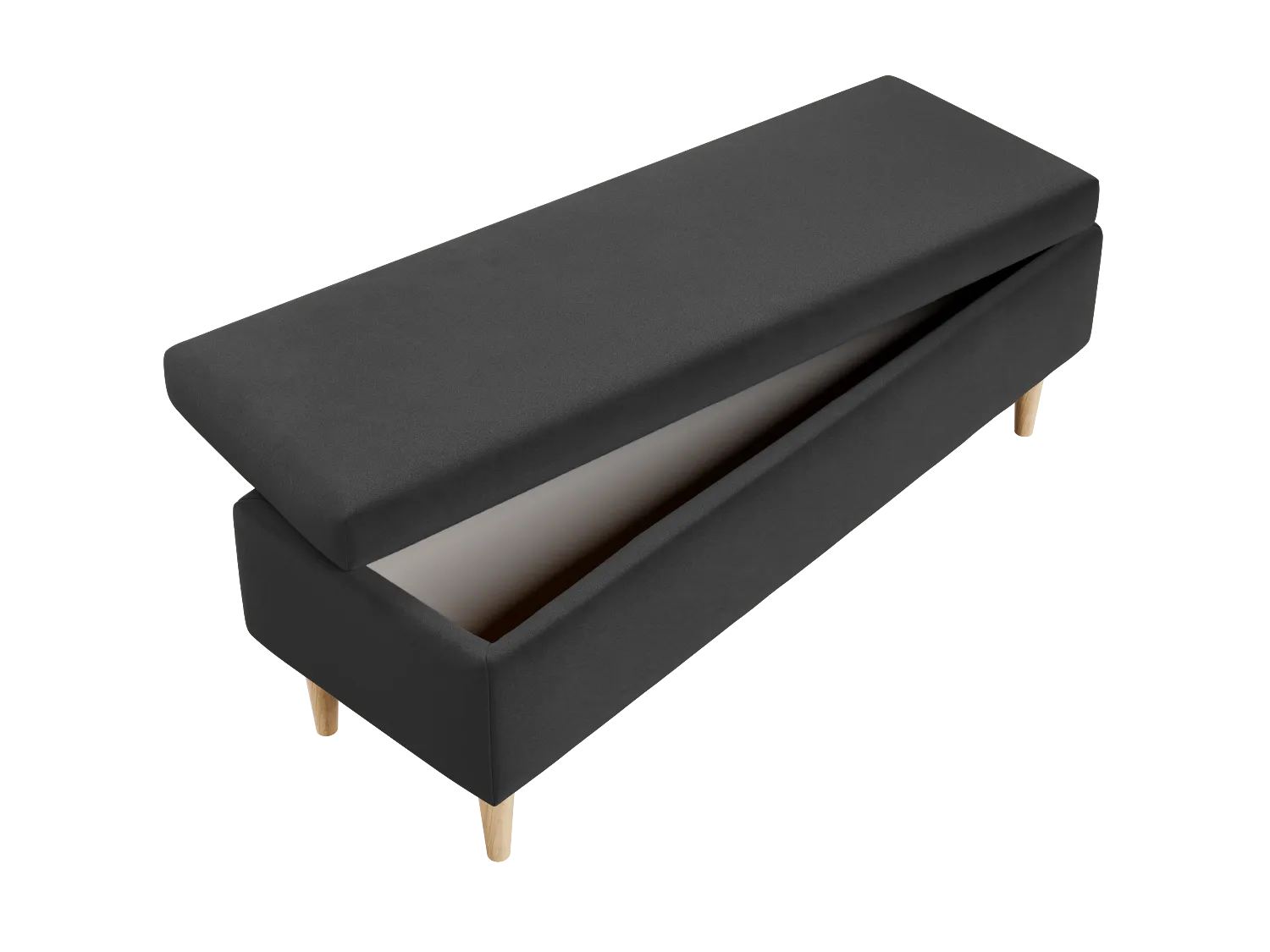 The Essential Storage Bench in Recycled Velvet