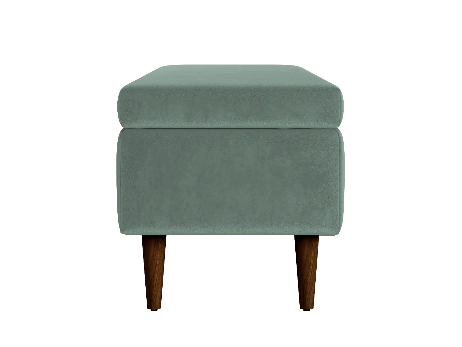 The Essential Storage Bench in Recycled Velvet