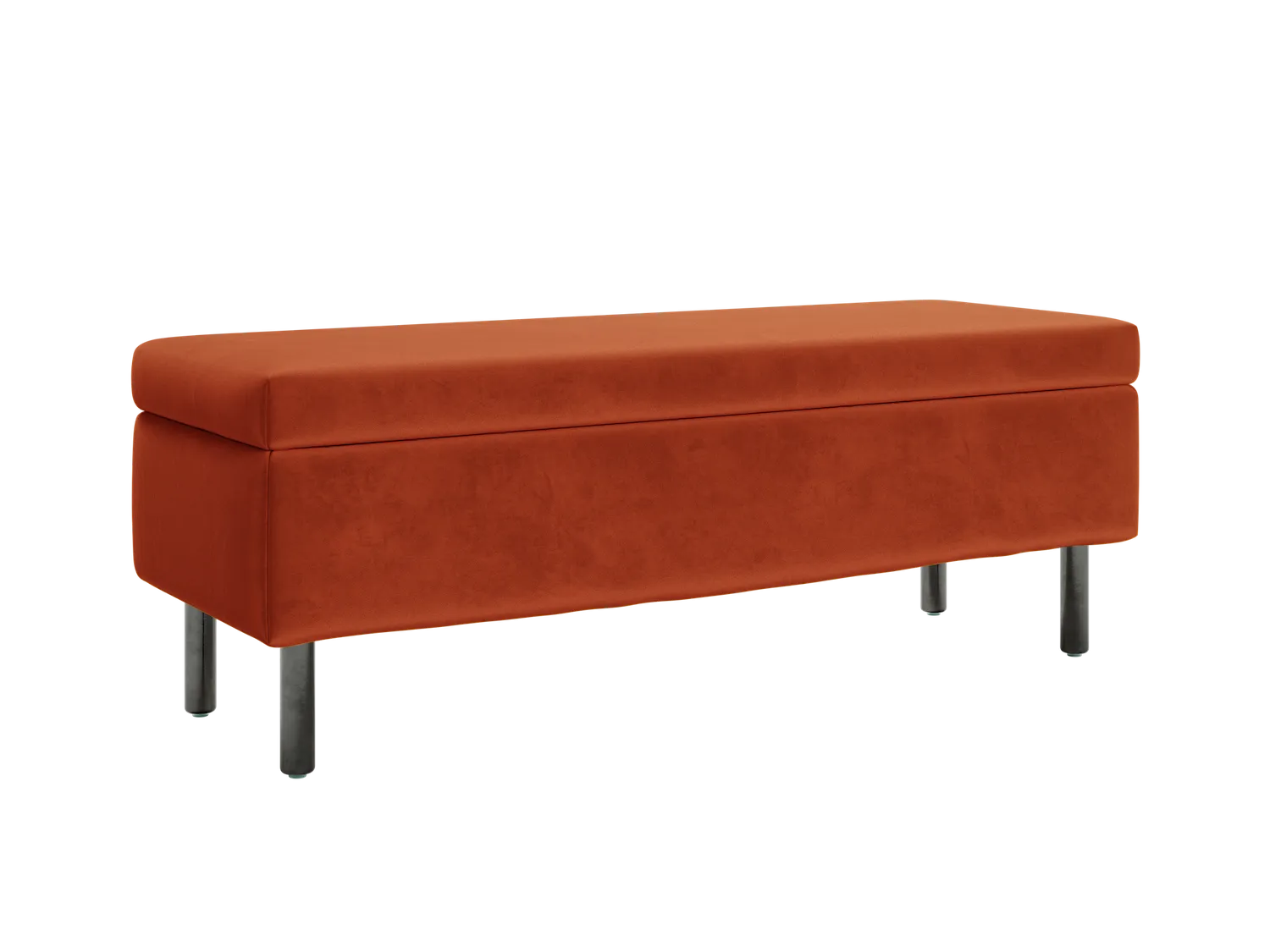 The Essential Storage Bench in Recycled Velvet