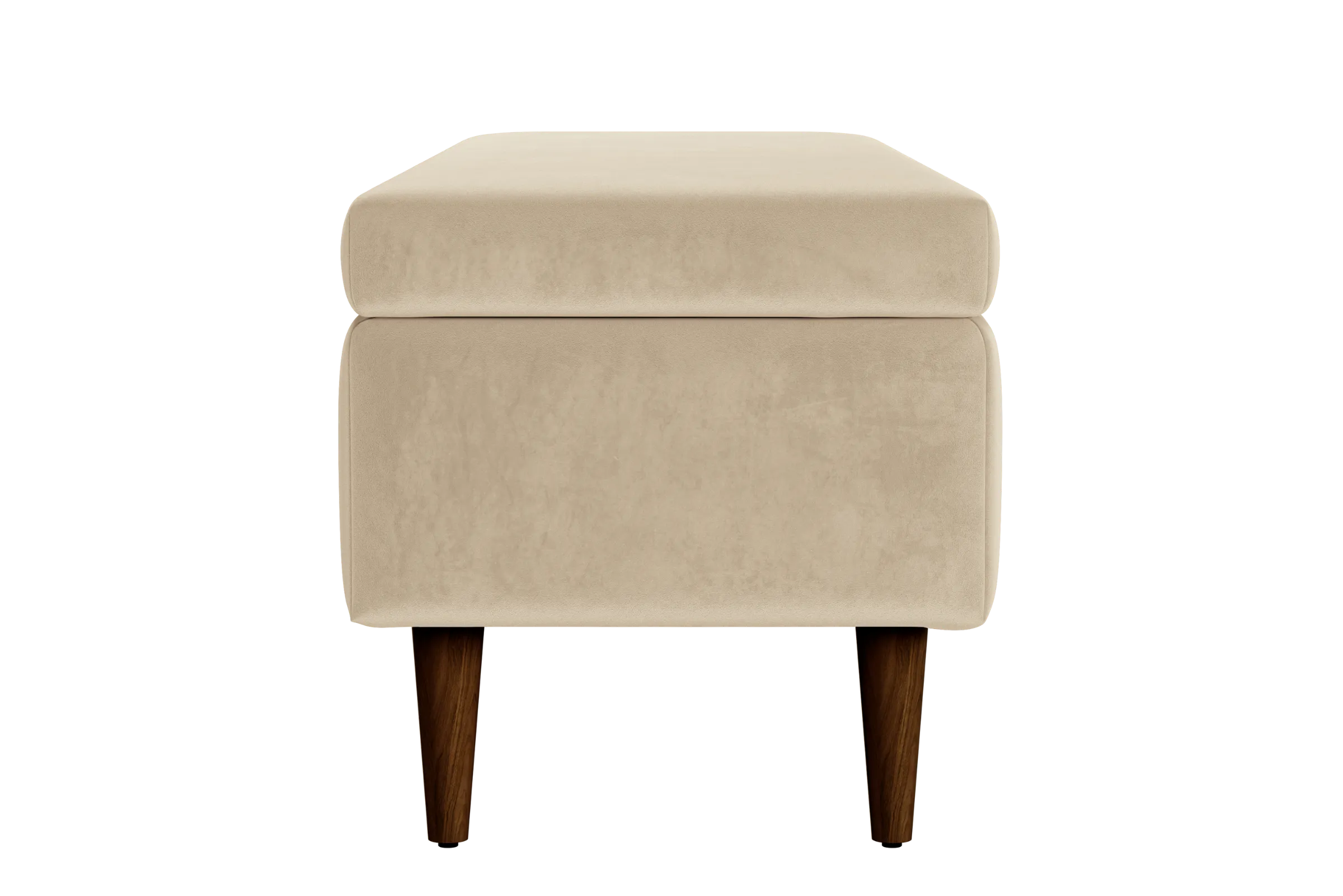 The Essential Storage Bench in Recycled Velvet