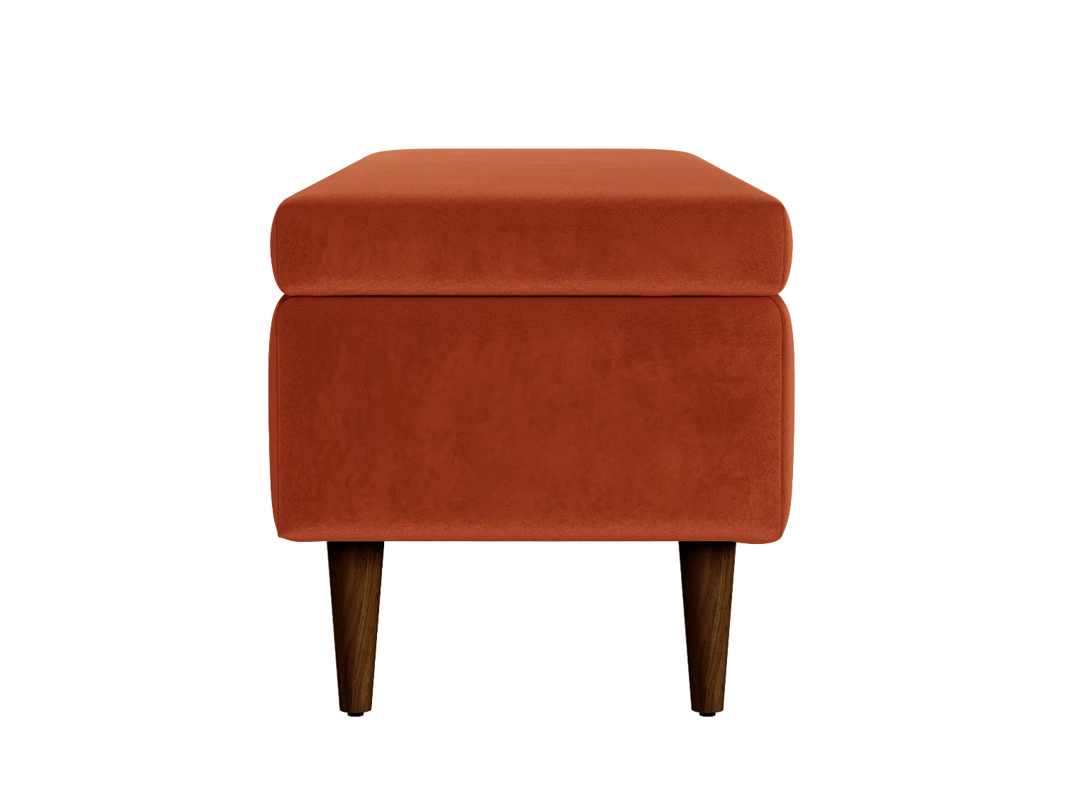 The Essential Storage Bench in Recycled Velvet