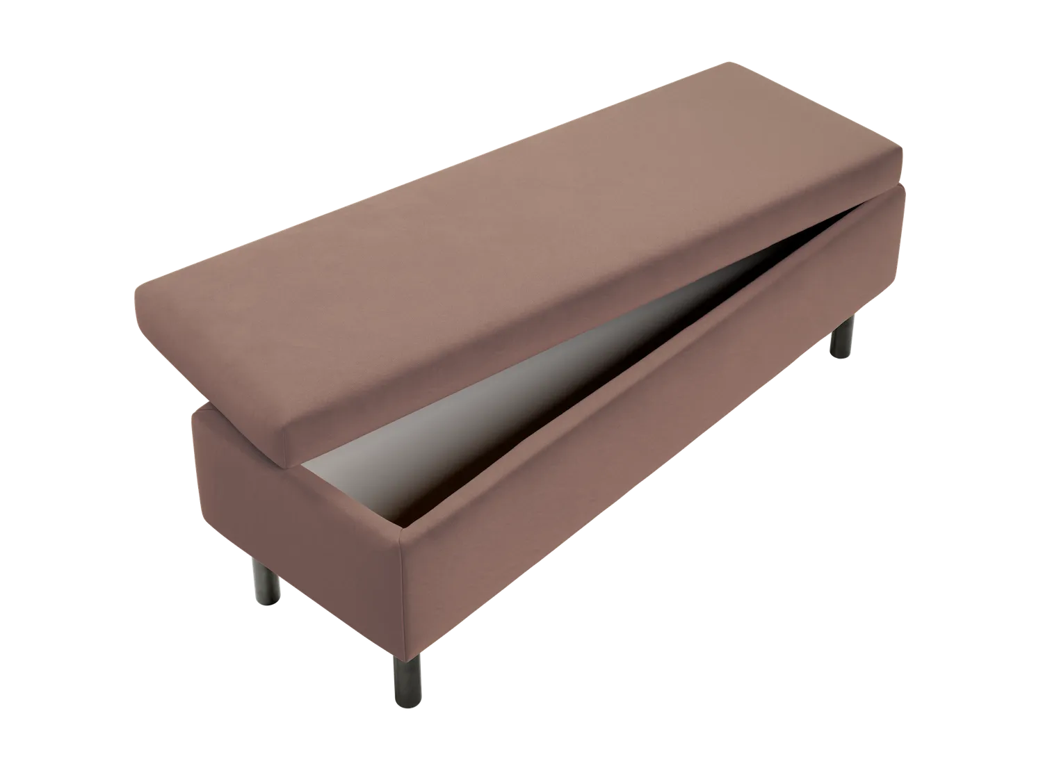 The Essential Storage Bench in Recycled Velvet