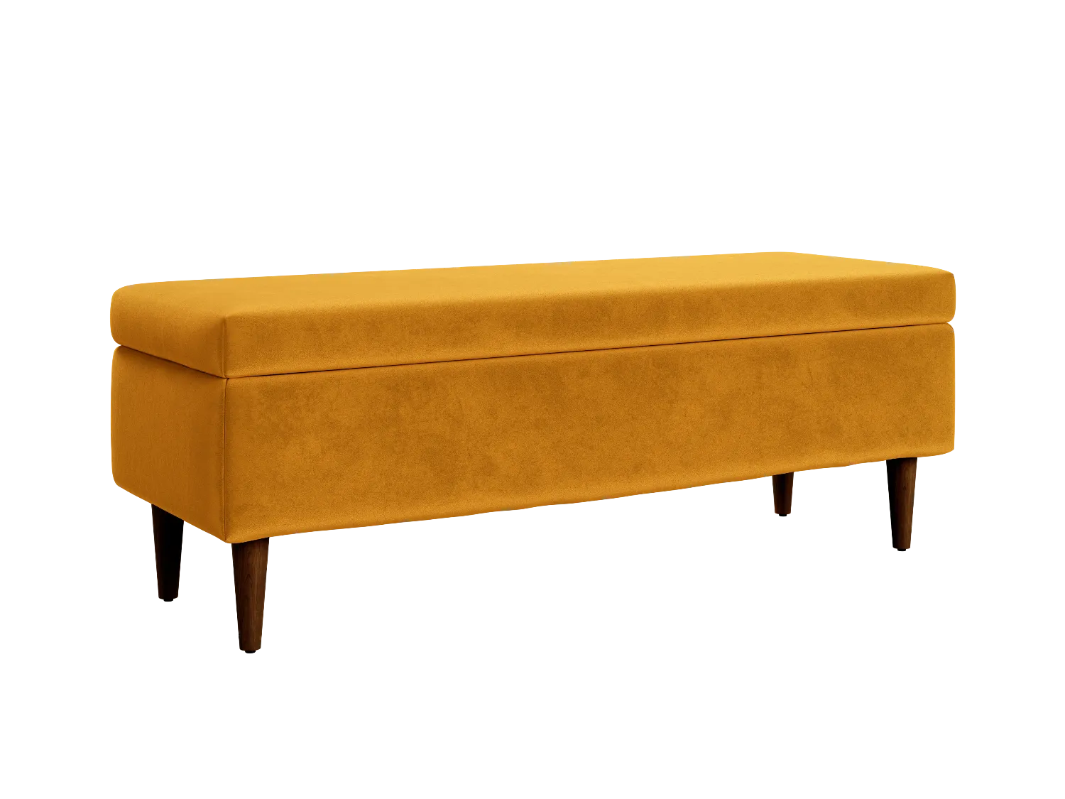 The Essential Storage Bench in Recycled Velvet