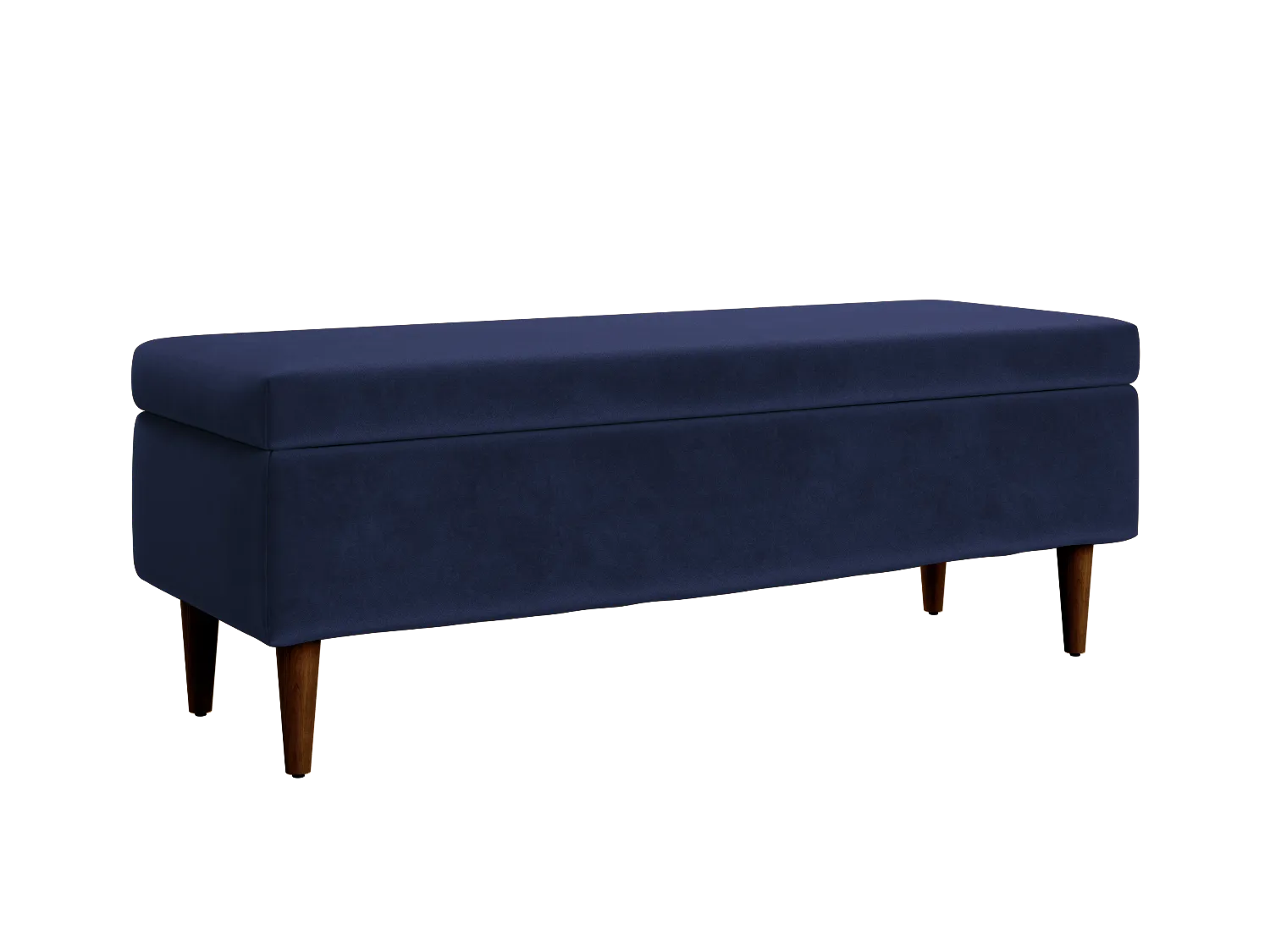 The Essential Storage Bench in Recycled Velvet