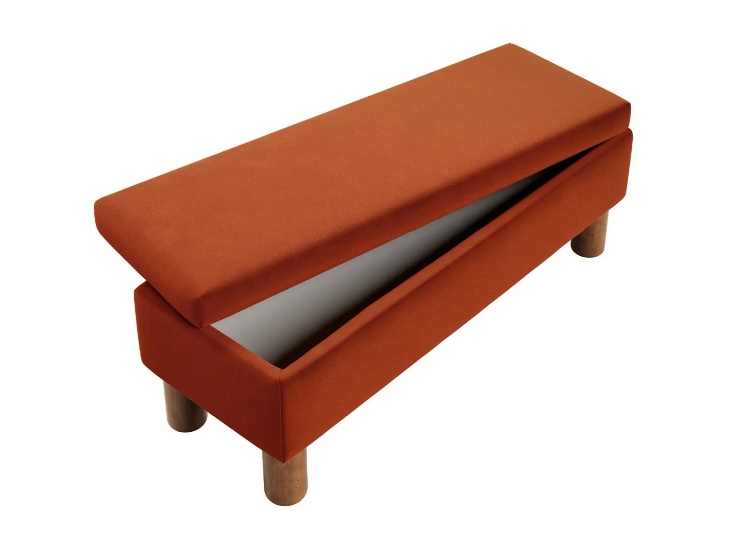 The Essential Storage Bench in Recycled Velvet