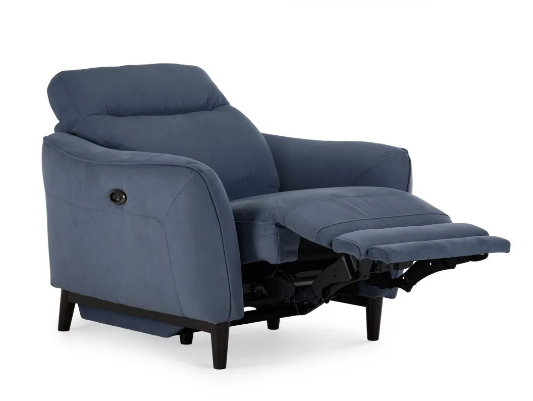 Trevi Power Recliner - Blue