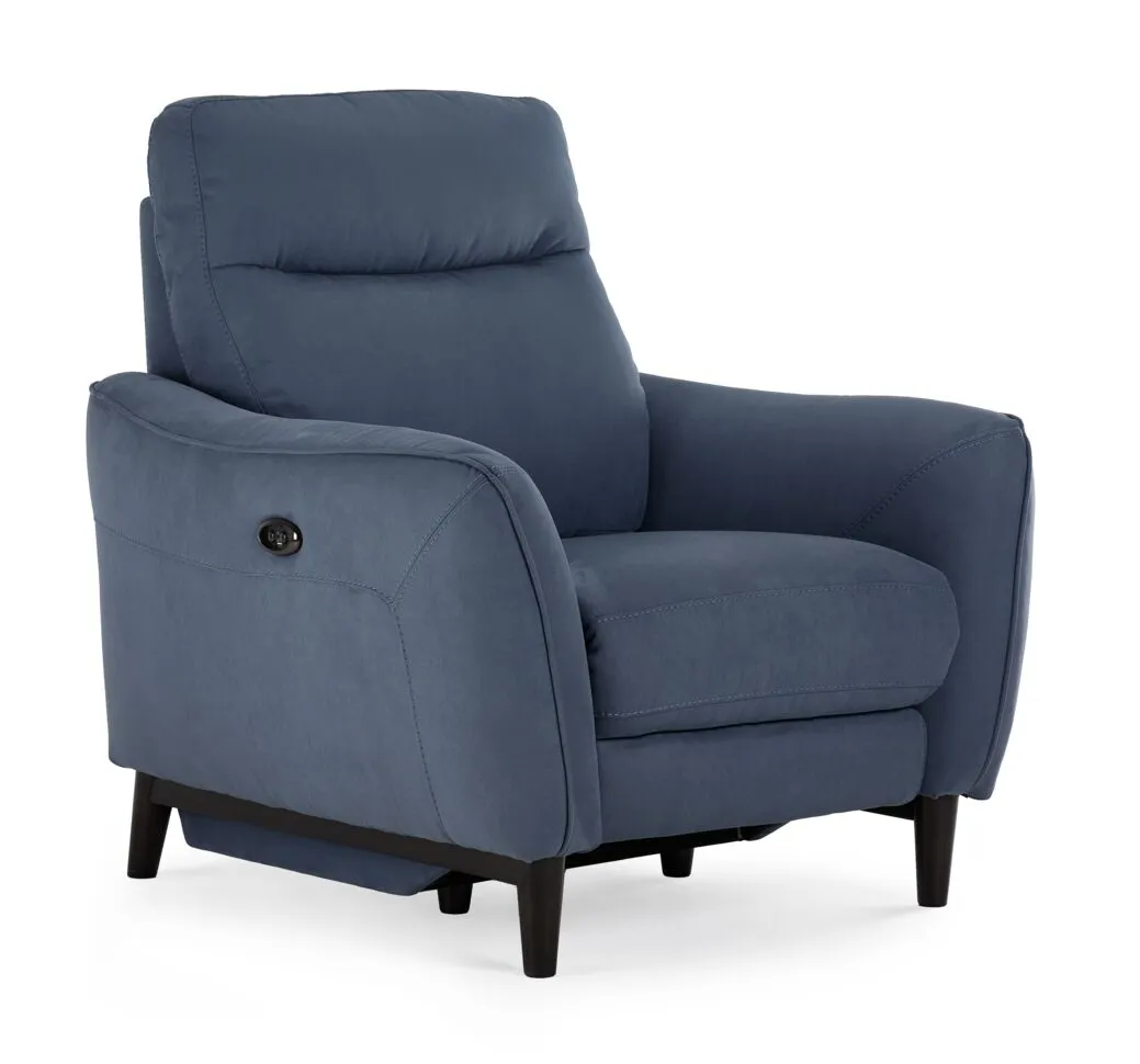 Trevi Power Recliner - Blue
