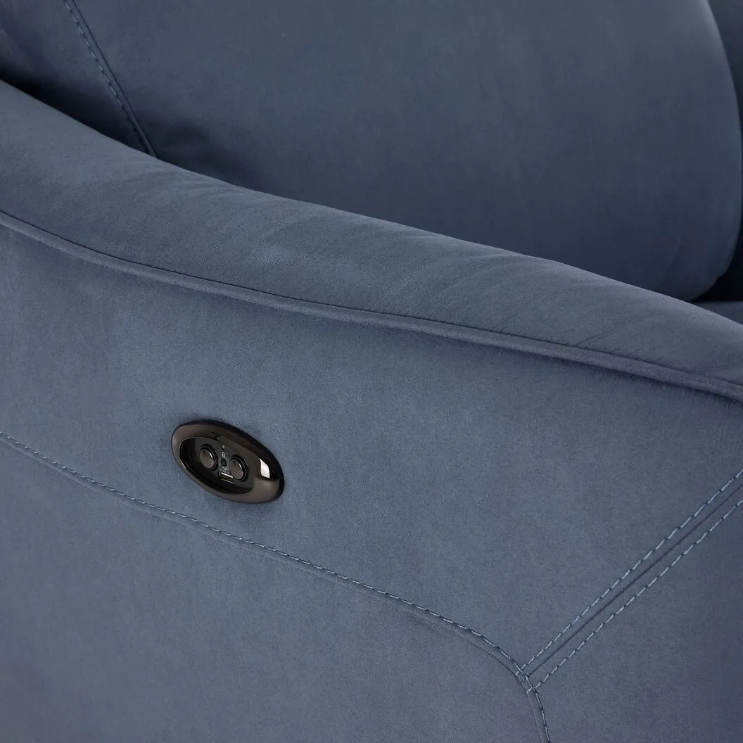 Trevi Power Recliner - Blue