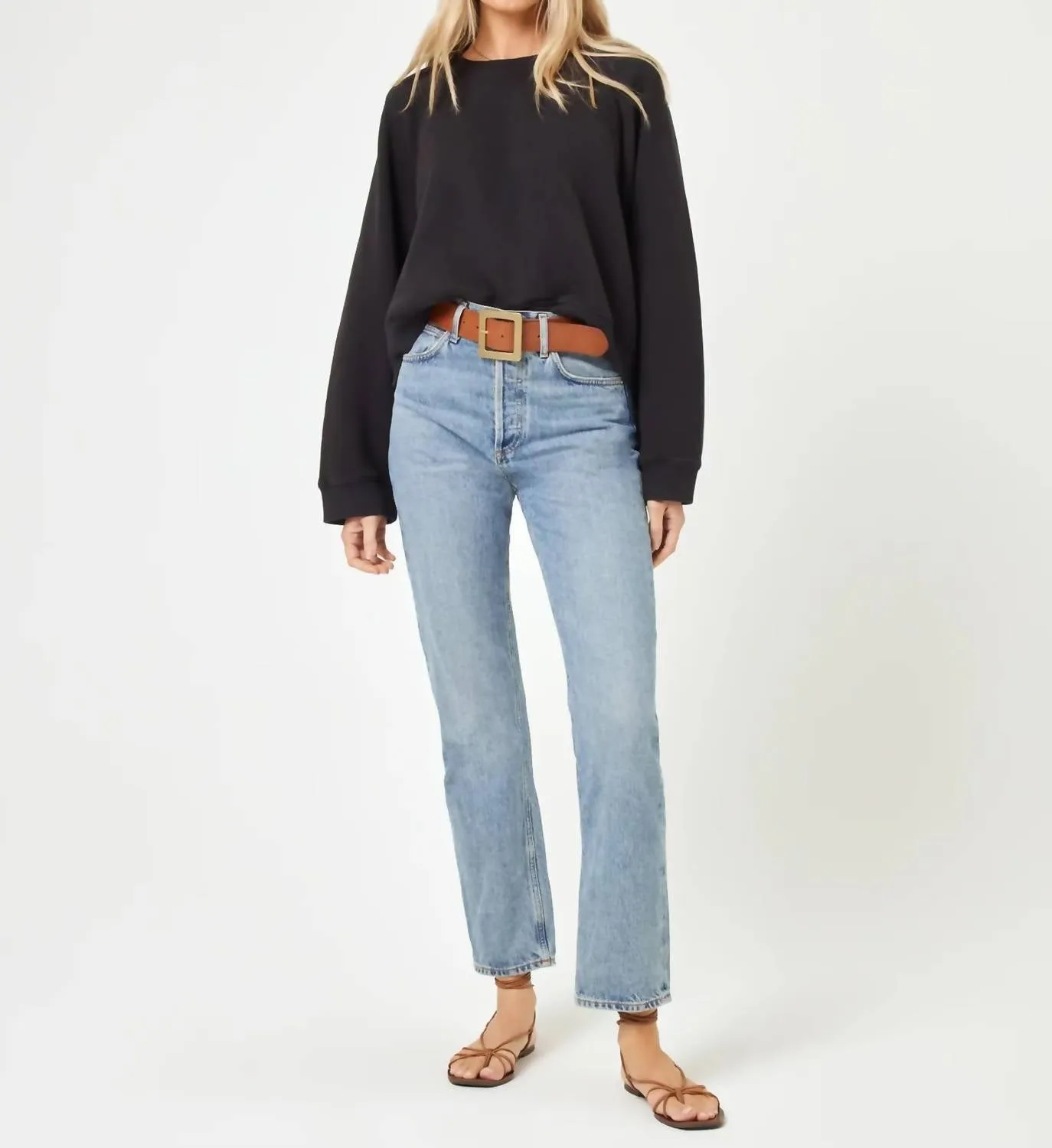 Vincent Pullover Sweatshirt In Black