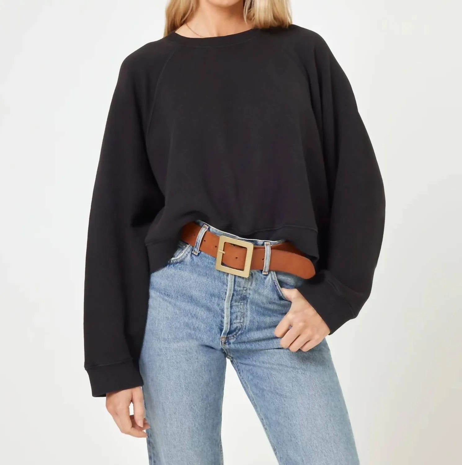 Vincent Pullover Sweatshirt In Black