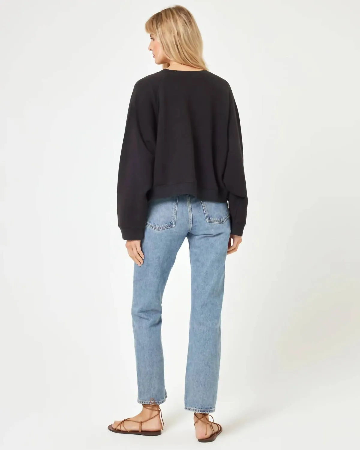 Vincent Pullover Sweatshirt In Black